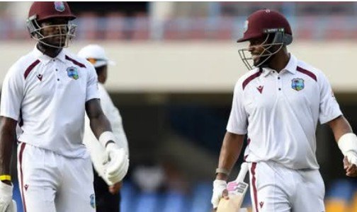 WEST INDIES STAYS AFLOAT AFTER RECORD PARTNERSHIP