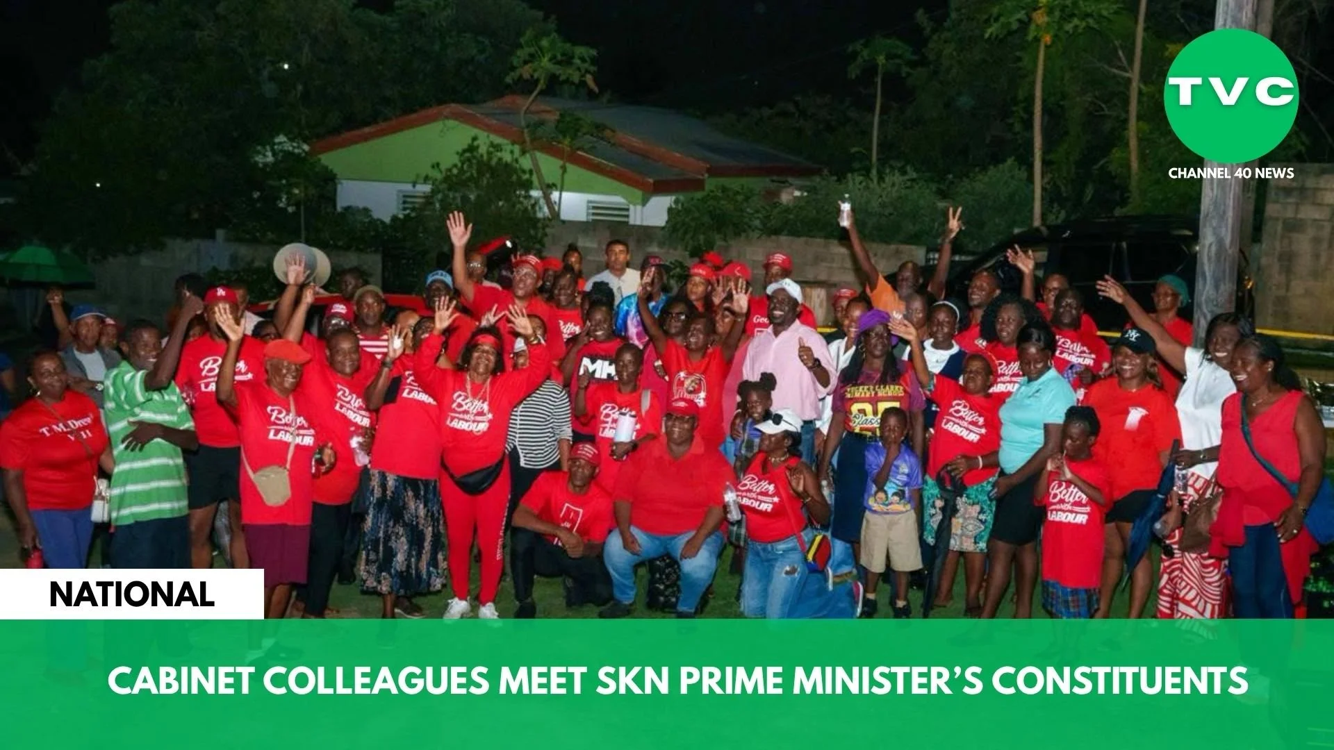 CABINET COLLEAGUES MEET SKN PRIME MINISTER’S CONSTITUENTS