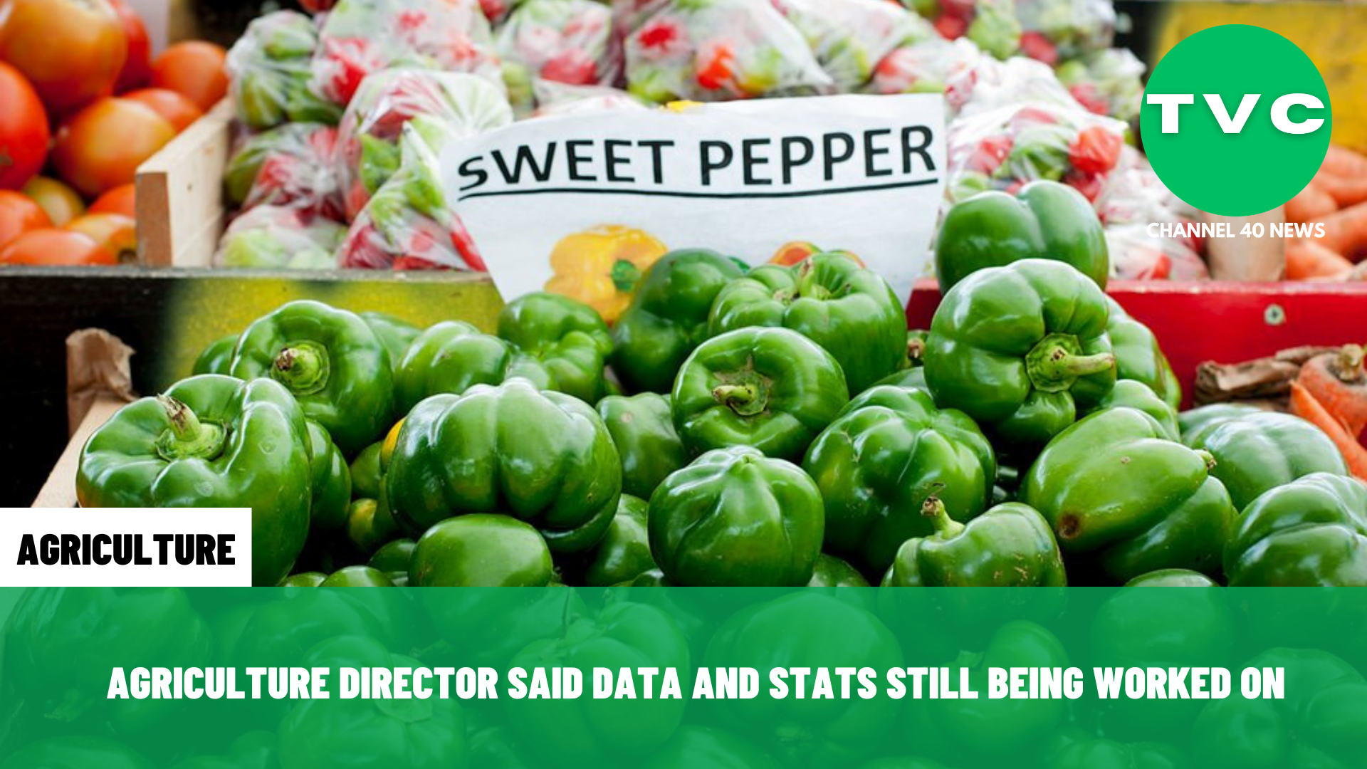 &nbsp;AGRICULTURE DIRECTOR SAID DATA AND STATS STILL BEING WORKED ON