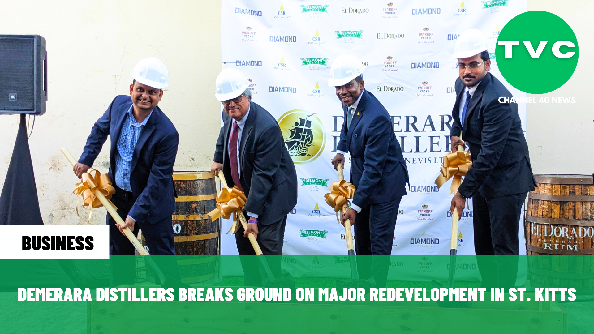 DEMERARA DISTILLERS BREAKS GROUND ON MAJOR REDEVELOPMENT IN ST. KITTS