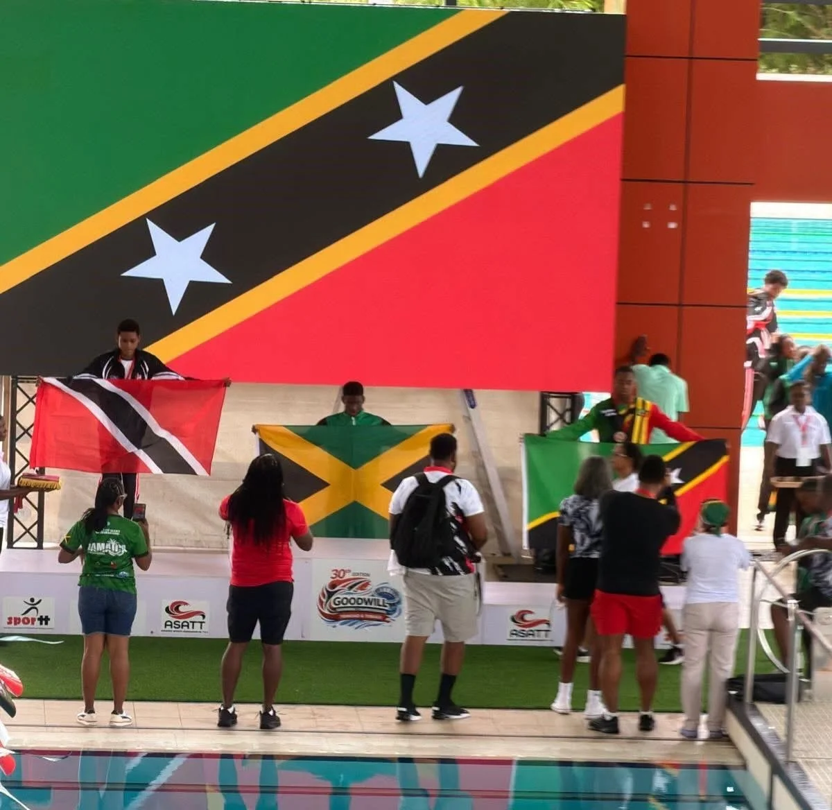 NEVIS SWIMMER TEADRIAN TROSS WINS BRONZE