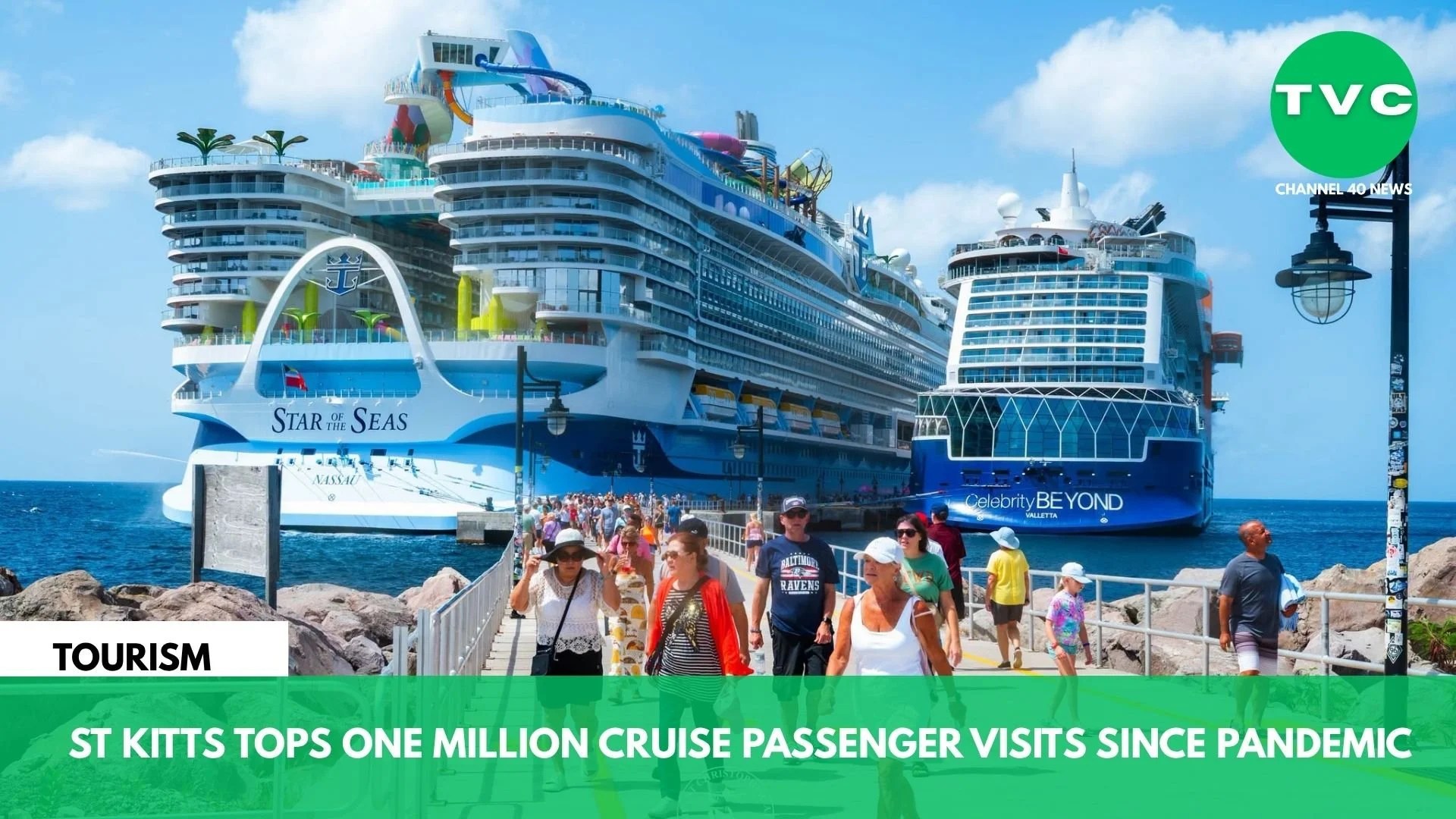 ST KITTS TOPS ONE MILLION CRUISE PASSENGER VISITS SINCE PANDEMIC