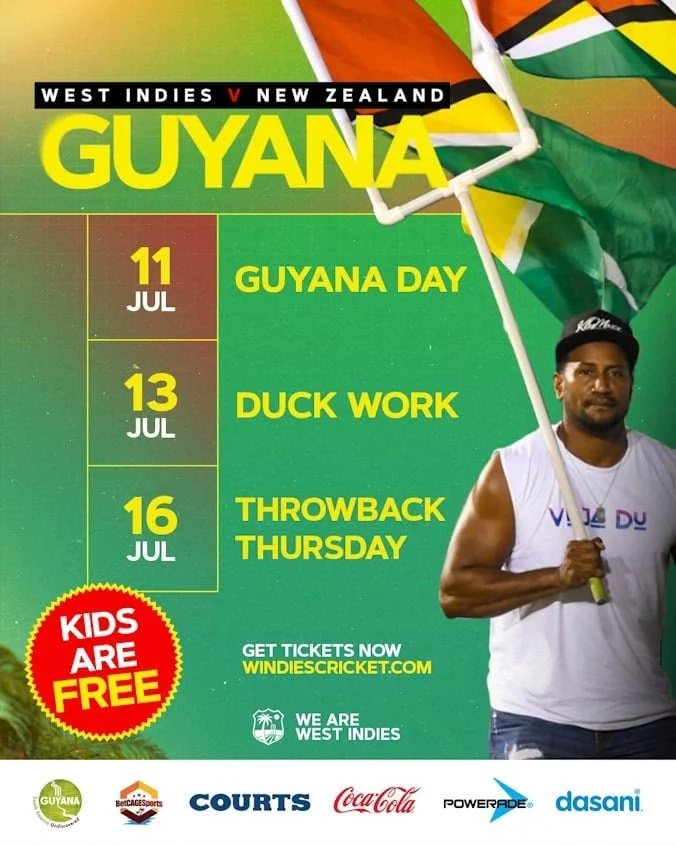 CWI UNVEILS GUYANA ODI MATCH-DAY EXPERIENCE
