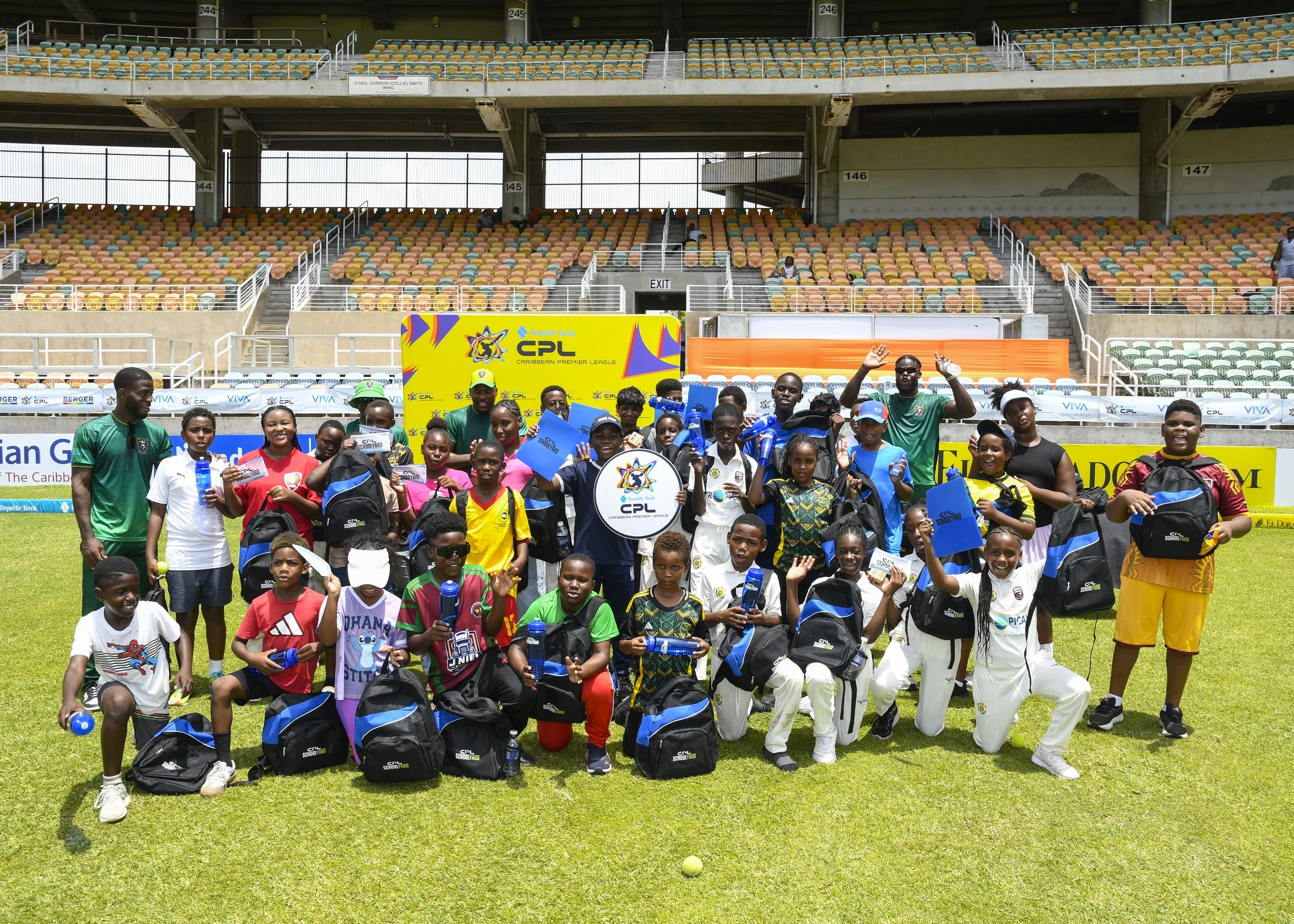 CPL SCHOOLYARD PROGRAMME LAUNCHES IN ST LUCIA, JAMAICA