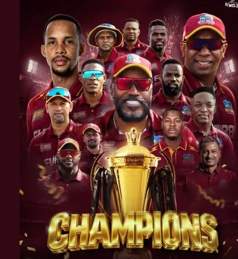 WINDIES LEGENDS CROWNED WORLD CHAMPIONS