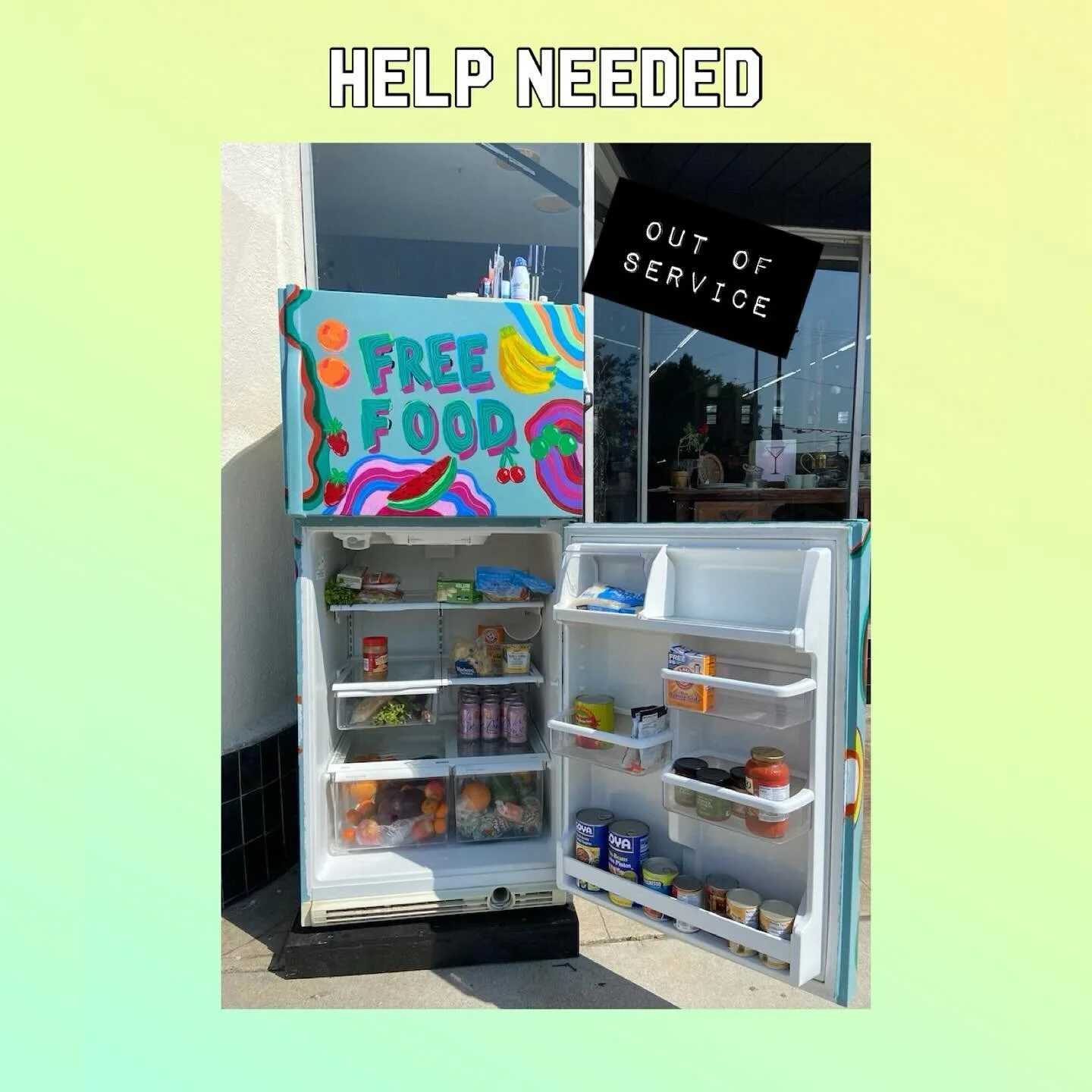 We need someone with a truck to help us deliver a new fridge to Glassell Park (the current one died). Please DM us if you can help 🩵