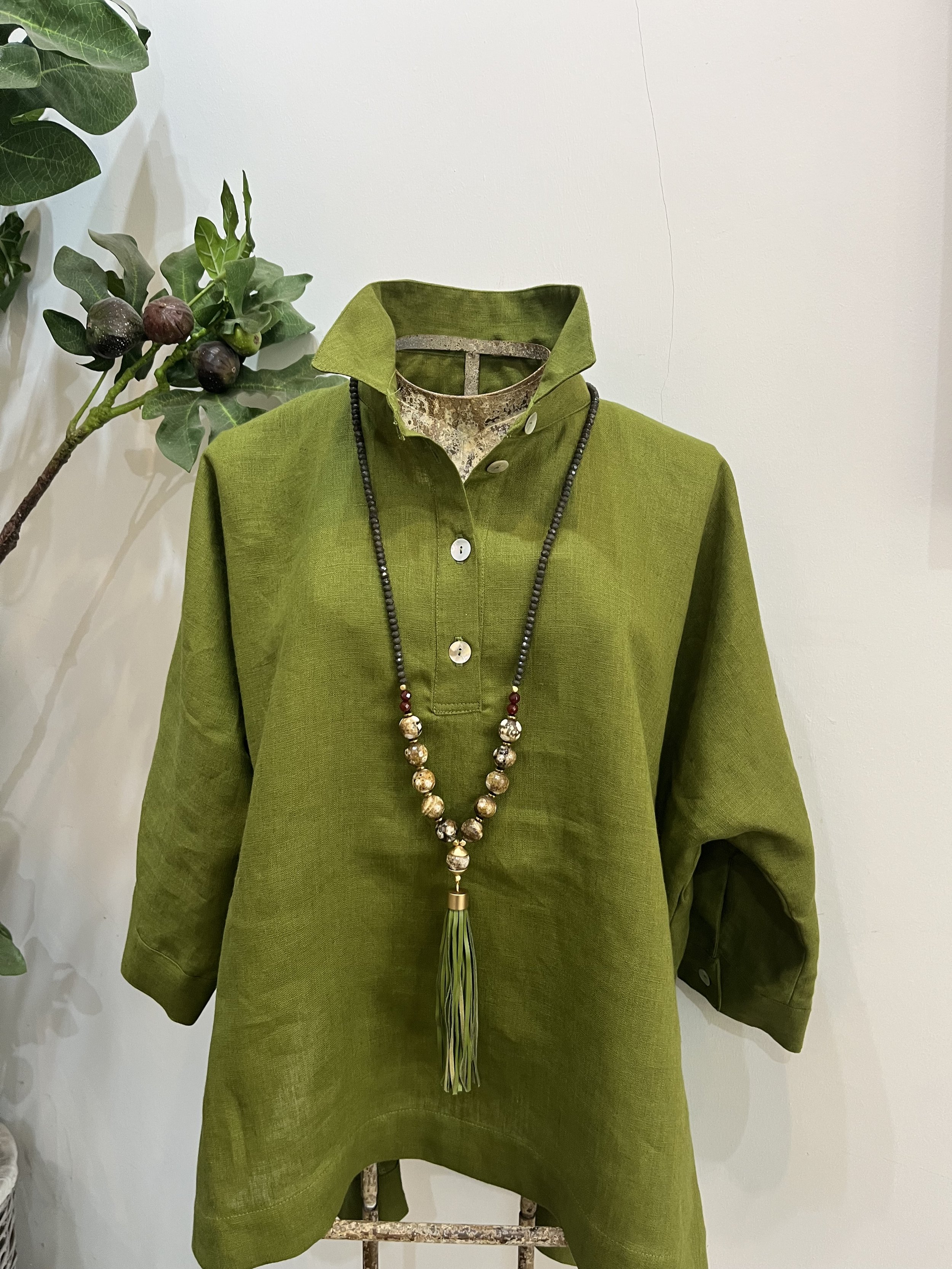 Irish Linen Boxy blouse