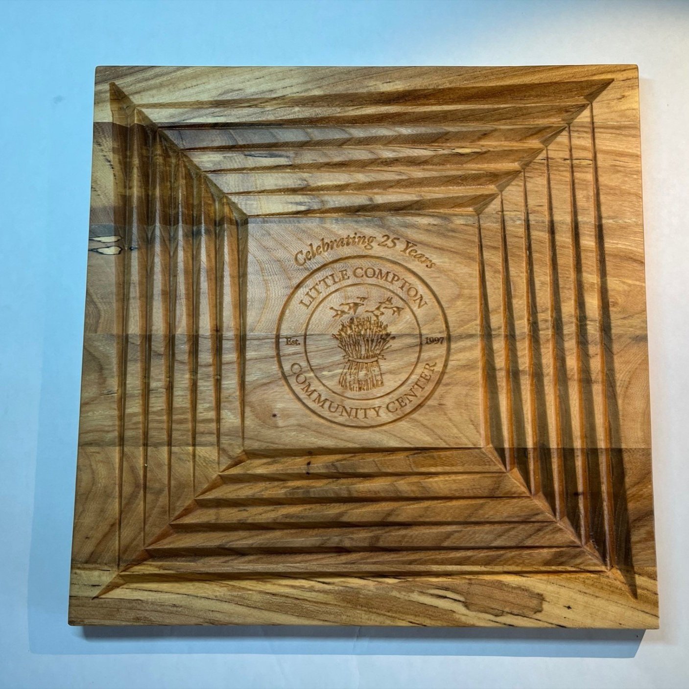 12 x 12 or 14 x 14 Charcuterie Board (logo)