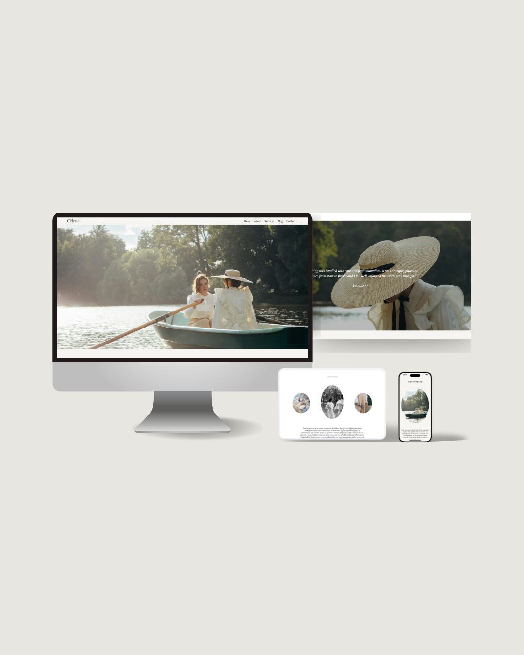 CÉLESTE - 5 Pages Website Template