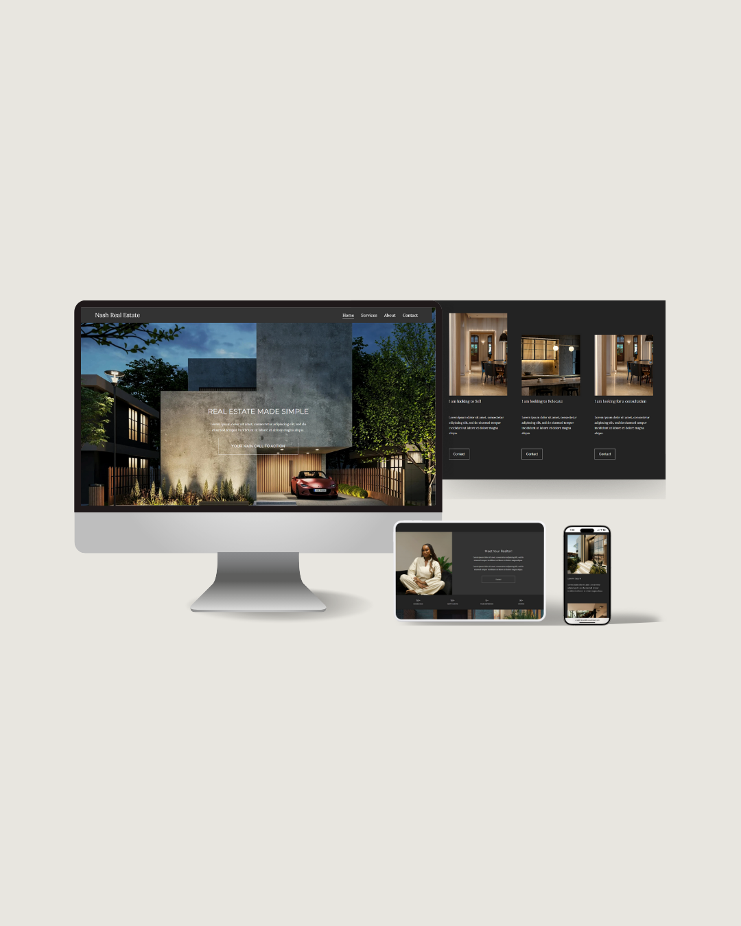 NASH REAL ESTATE - 8 Pages Website Template