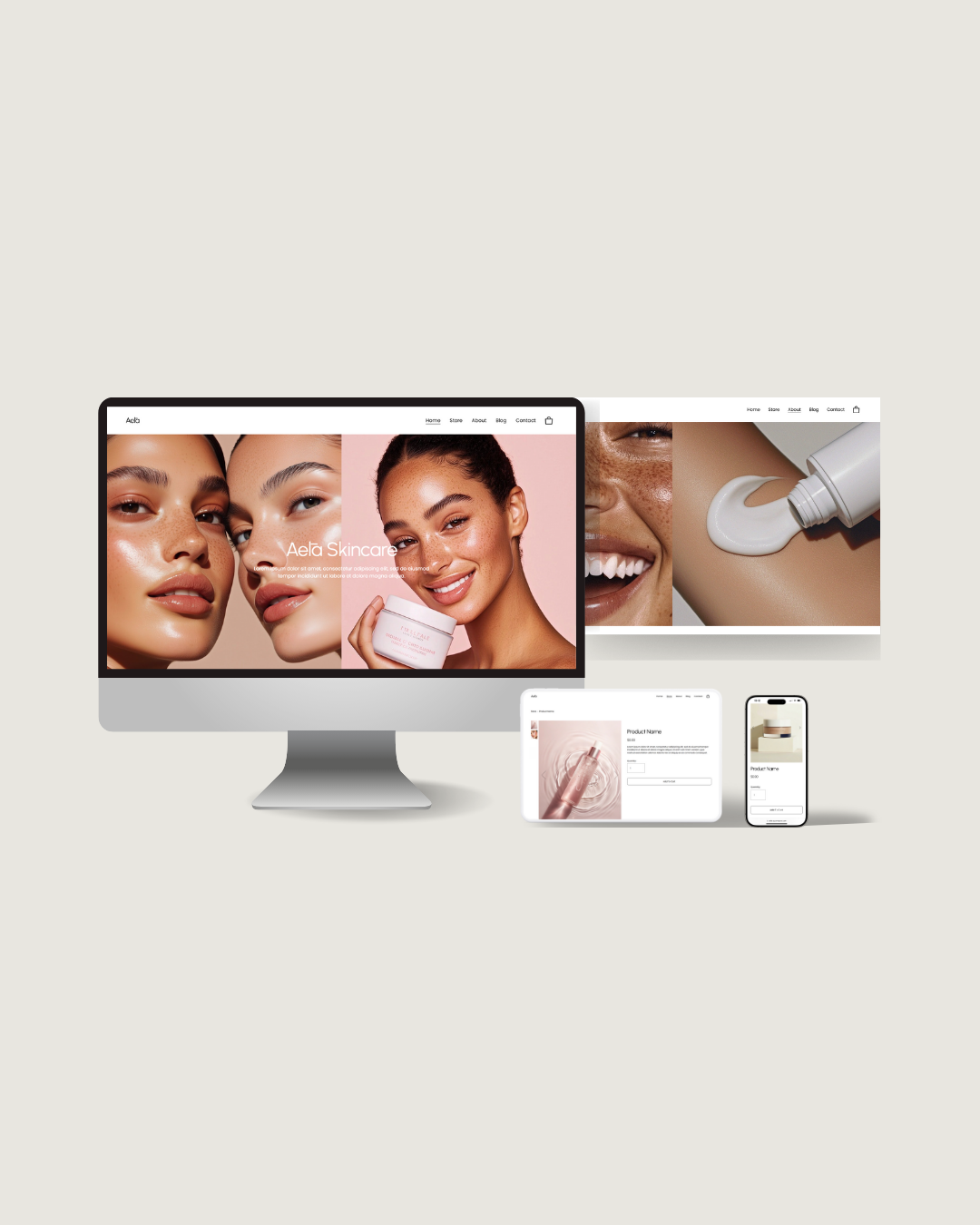 AĒLA - 5 Pages - Online Store Website Template