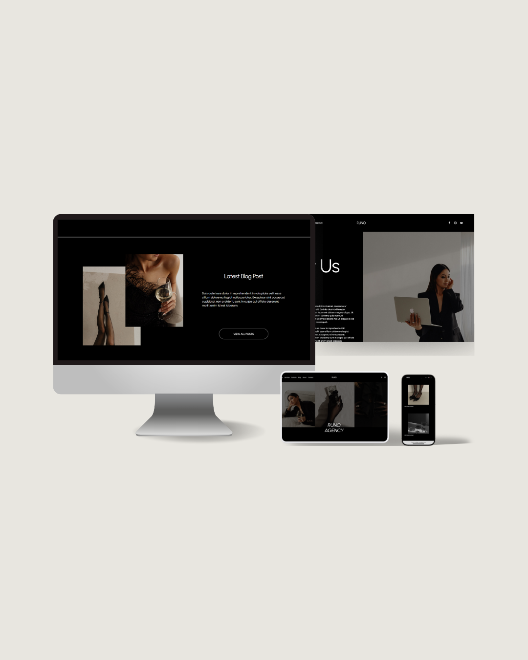RUNO - 6 Page Website Template