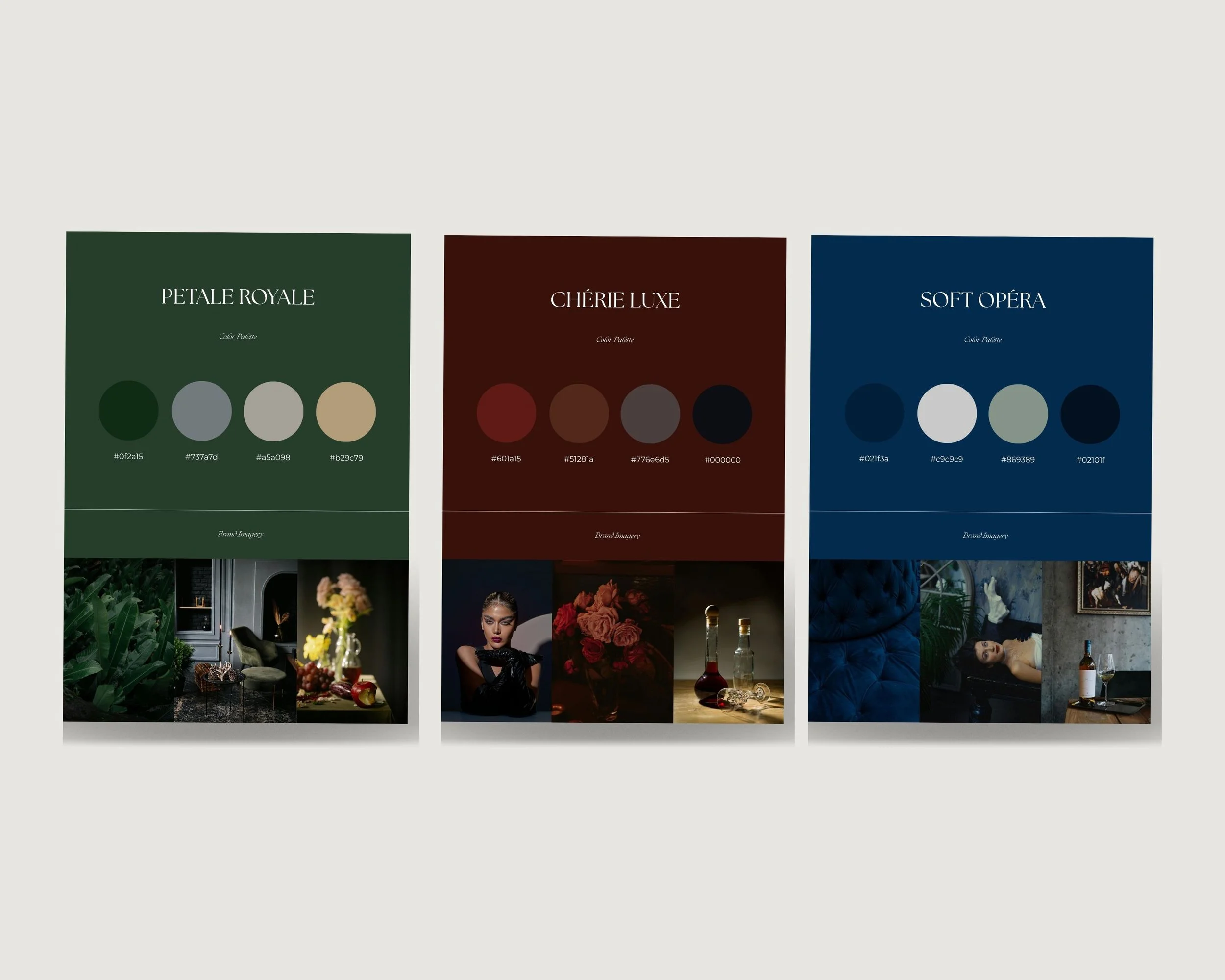 Luxury Color Palette Mood Boards – 14 Canva Branding Templates