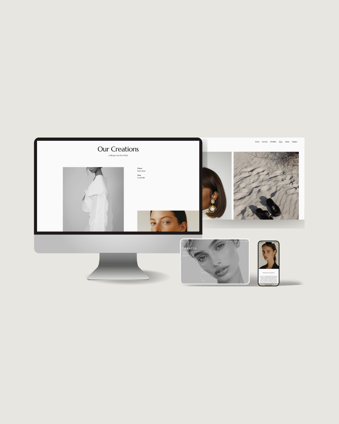 NIRA -6 Page Website Template