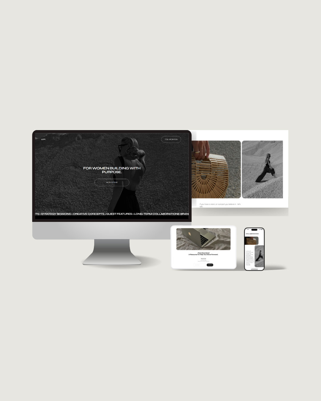 LOTI -  1 Page Website Template - Landing Page