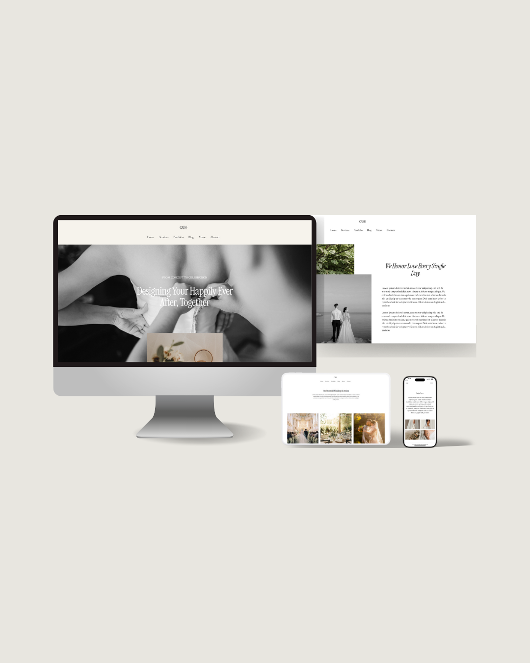 CARO - 6 Pages Website Template