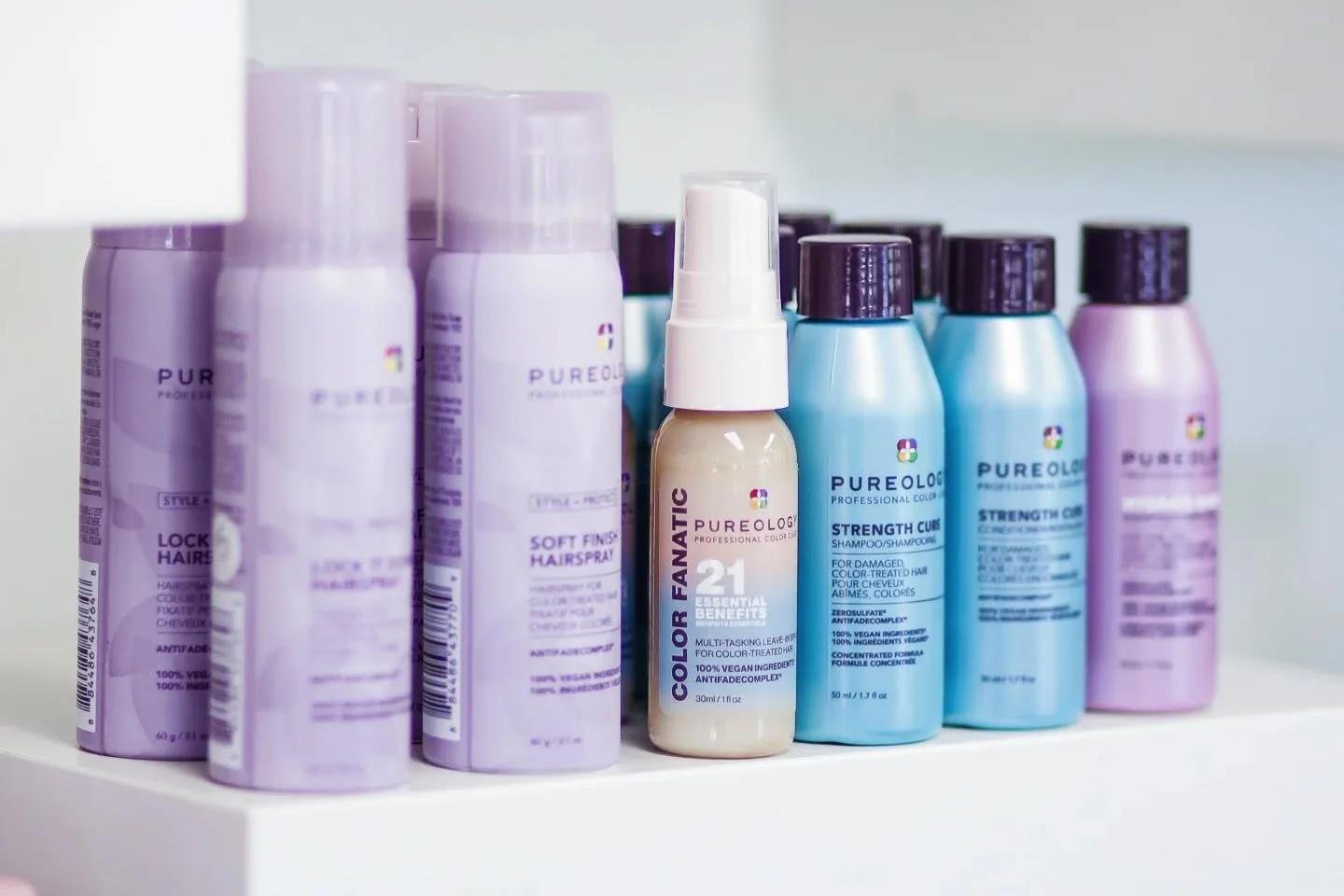 Traveling? Or just want to try out a product without committing to the full-size? We have travel-sizes of some of @pureology 's bestsellers!