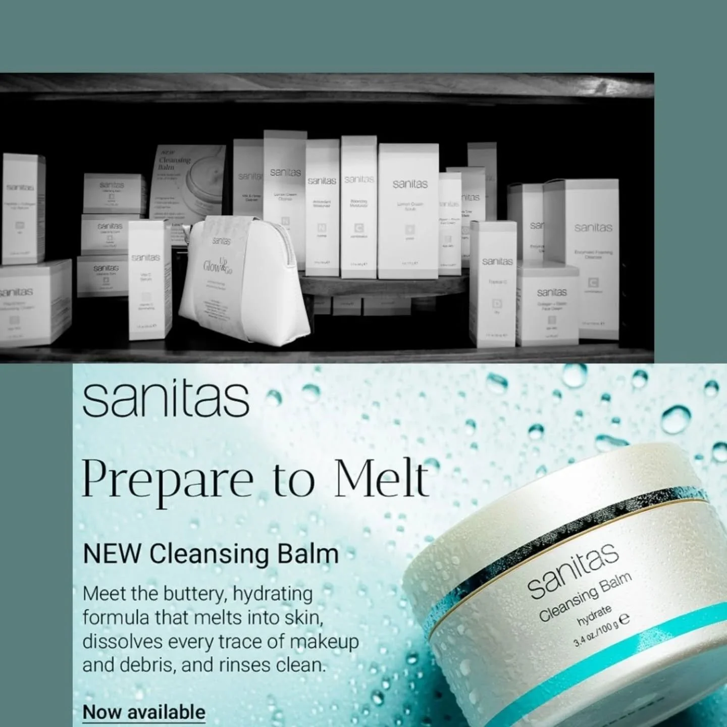 ❄️ well, its not *technically* winter...but, tell that to my skin. we just got a shipment of @sanitas_skincare products, including this new cleansing balm. it's a lifesaver for seasonally dry, problematic skin! ❄️