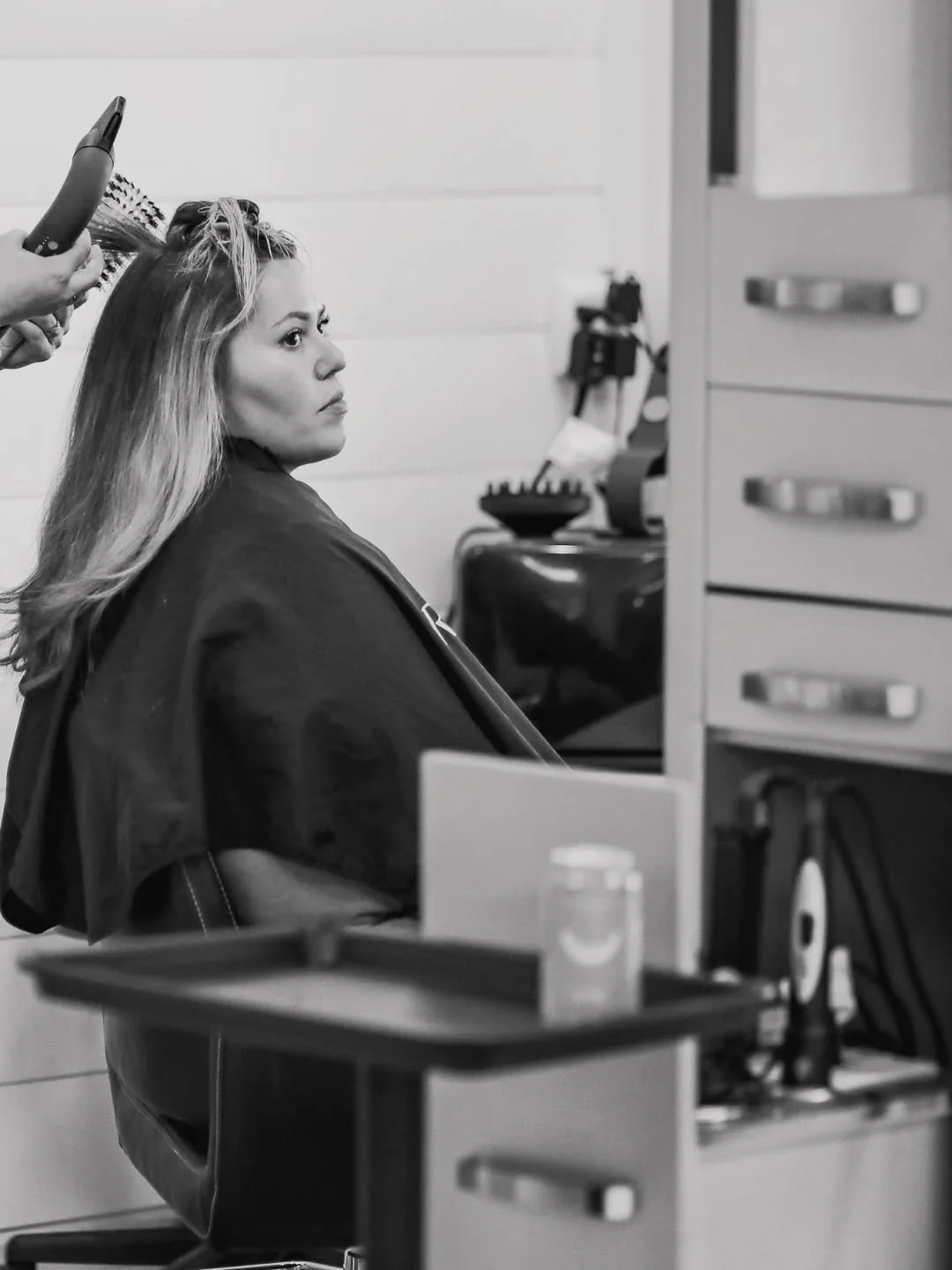 Gorgeous balayage &amp; style on a client this afternoon!! ✨️