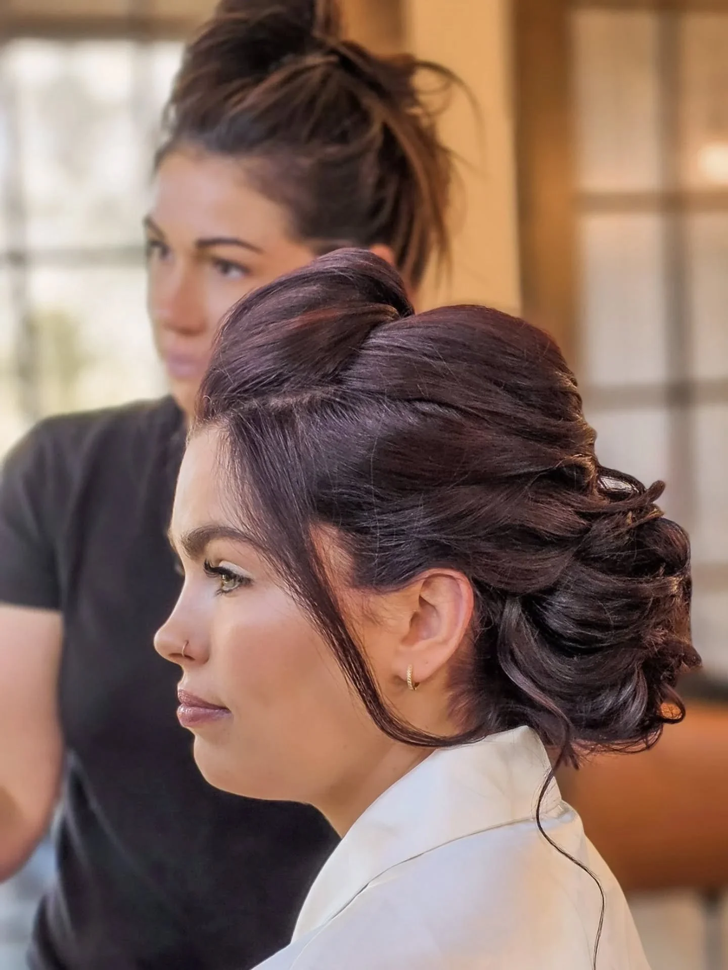 🍾🥂 Yesterday's stunning bridal party @blackcanyoninn! 
Aren't they gorgeous??? 🥂🍾
⭐️
⭐️
&bull;hair by: @alltwistedup.bykt &amp; @myhairlady67 
&bull;makeup by: @glacierlilybeauty_ep's Sabrina 
&bull;📸 by: @myhairlady67 
&bull;📸 edits by @beauty