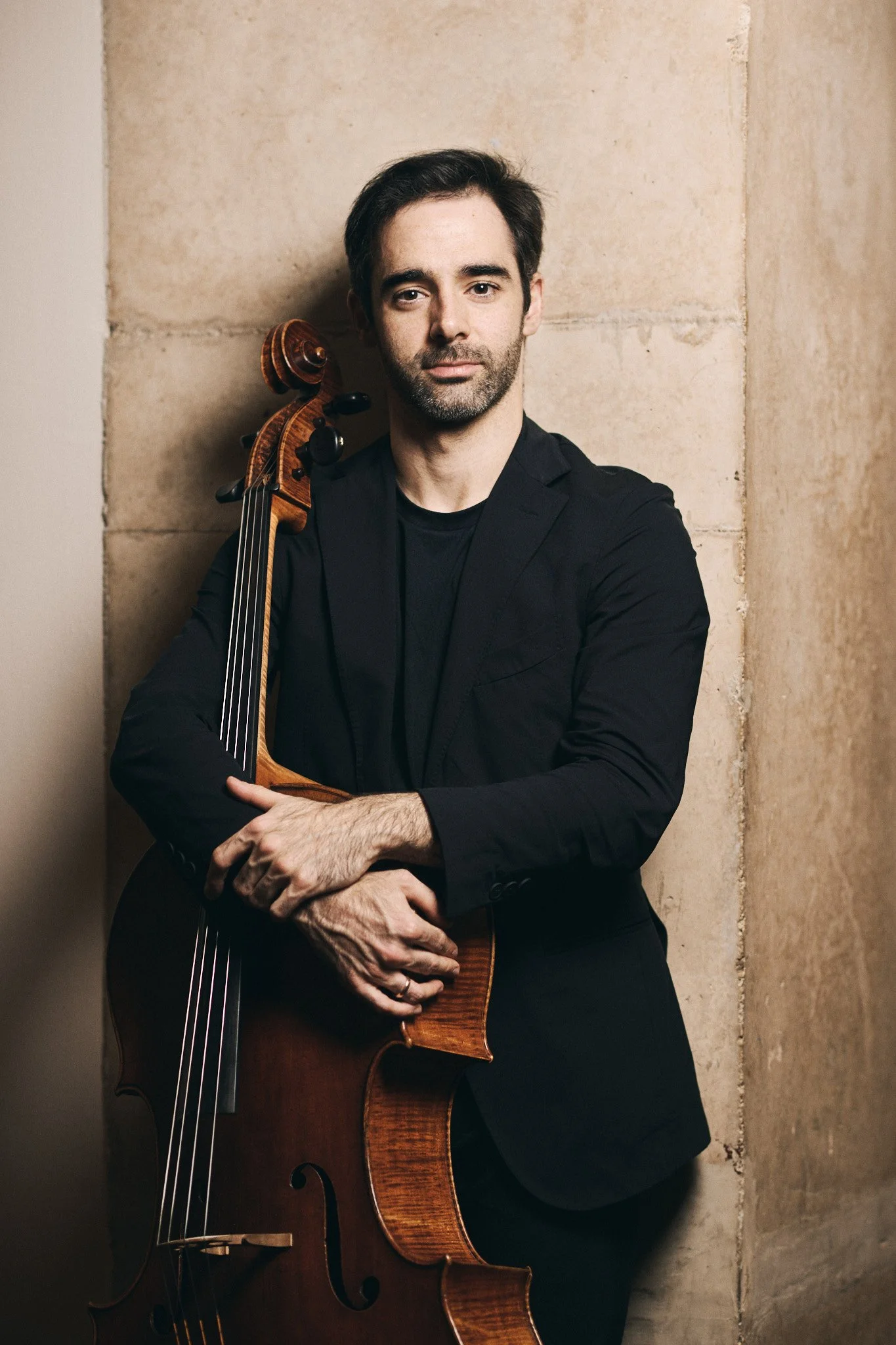 Pablo Ferrández Headshot with cello