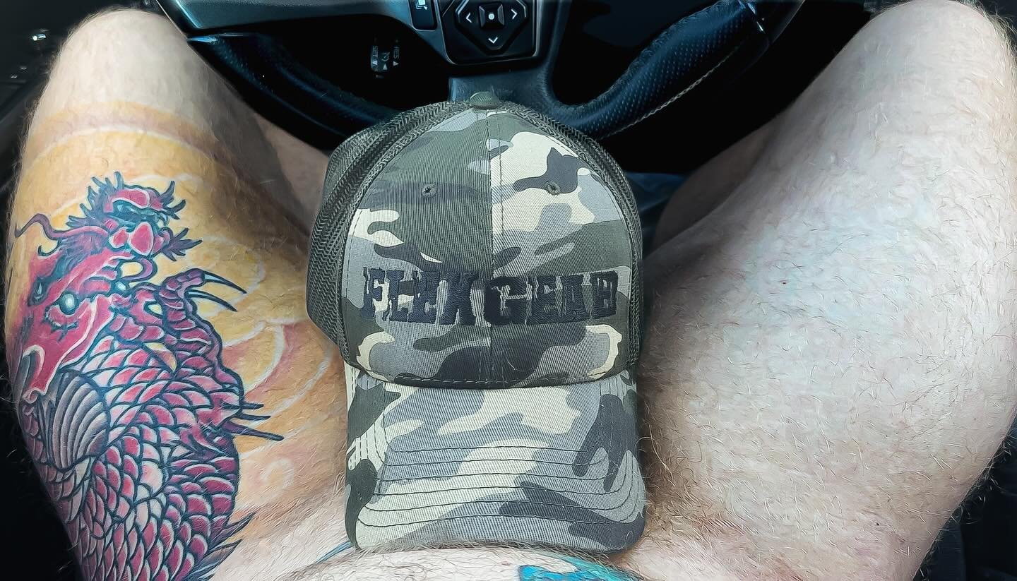FLEXGEAR trucker hats available now. 
.
FREESHIPPING promo still active, use &lsquo;FREESHiP&rsquo; at checkout on any order!
.
.
#FLEXgear #KinkCulture #gaypride #LGBTQBusiness #PrideApparel #PupLife #PuppyPlay #KinkGear #GayKink #KinkyPup #FetishWe