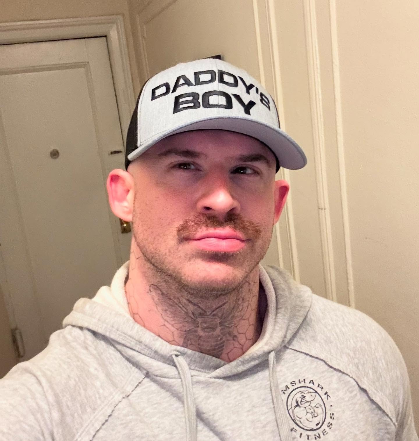 @mrdeandante being a good Daddy’s Boy today in his new hat.
.
.
.
#FLEXgear #KinkCulture #gaypride #LGBTQBusiness #PrideApparel #PupLife #PuppyPlay #KinkGear #GayKink #KinkyPup #FetishWear #PupHood #BDSMFashion #LeatherPup #GayMuscleLife #Musc