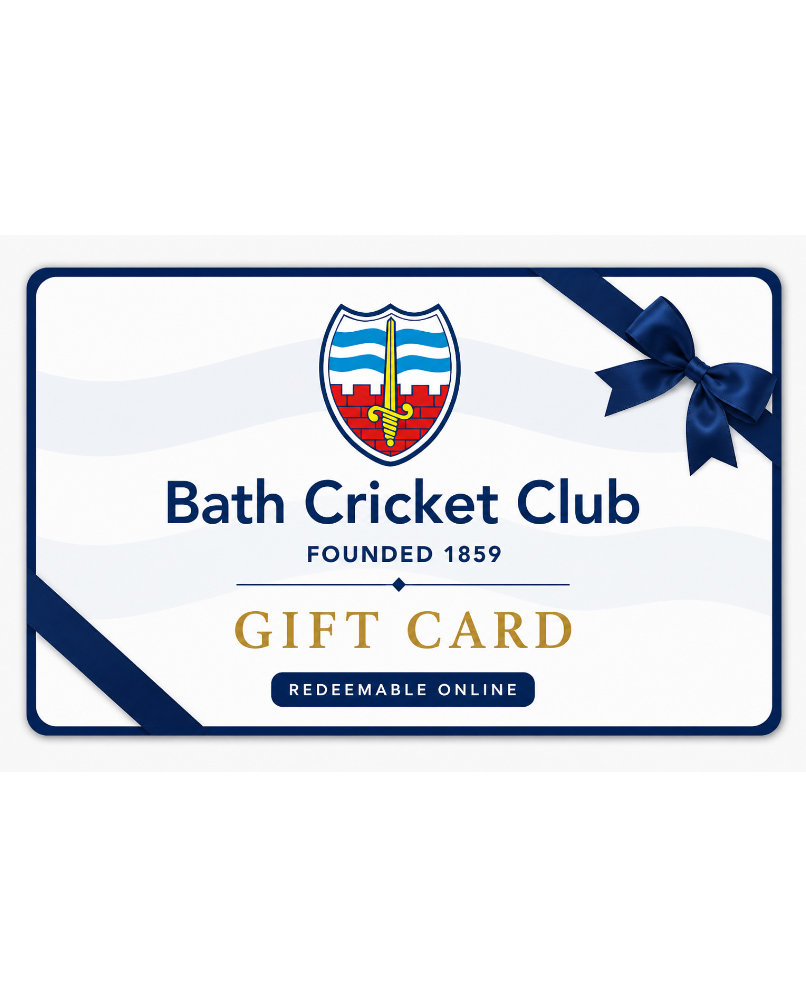 Bath Cricket Club Gift Card