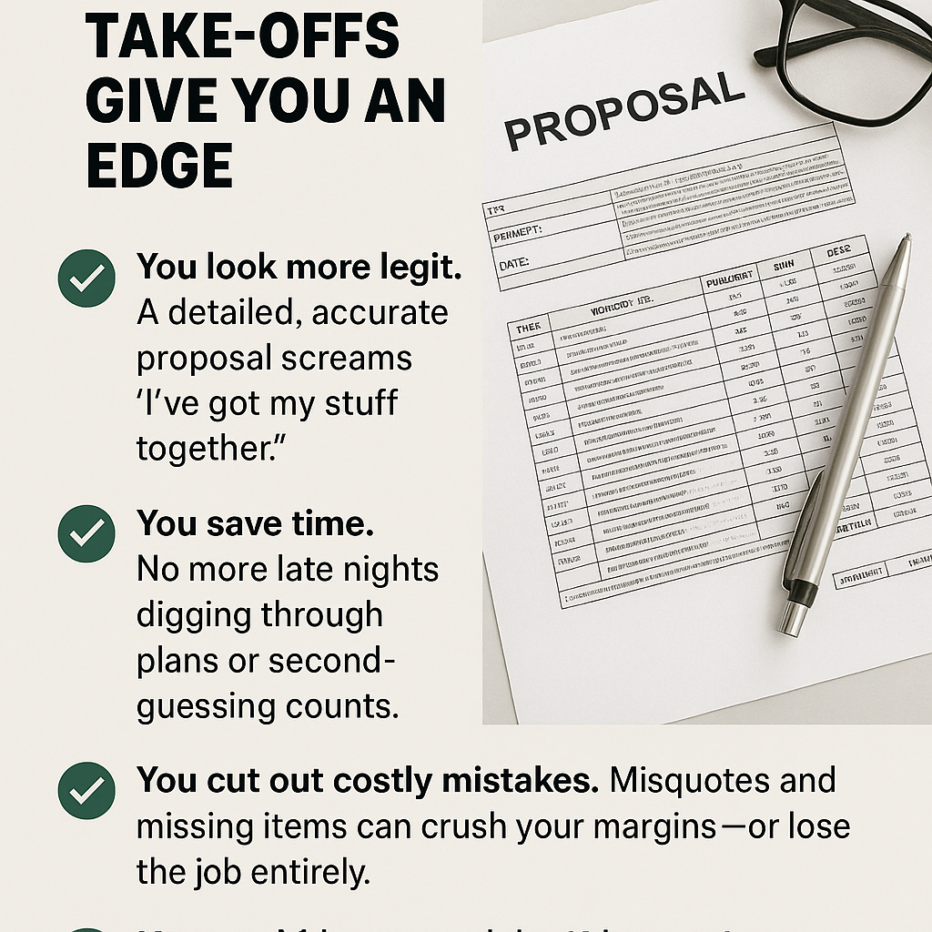 How Take-offs Can Help Win Competitive Bids
