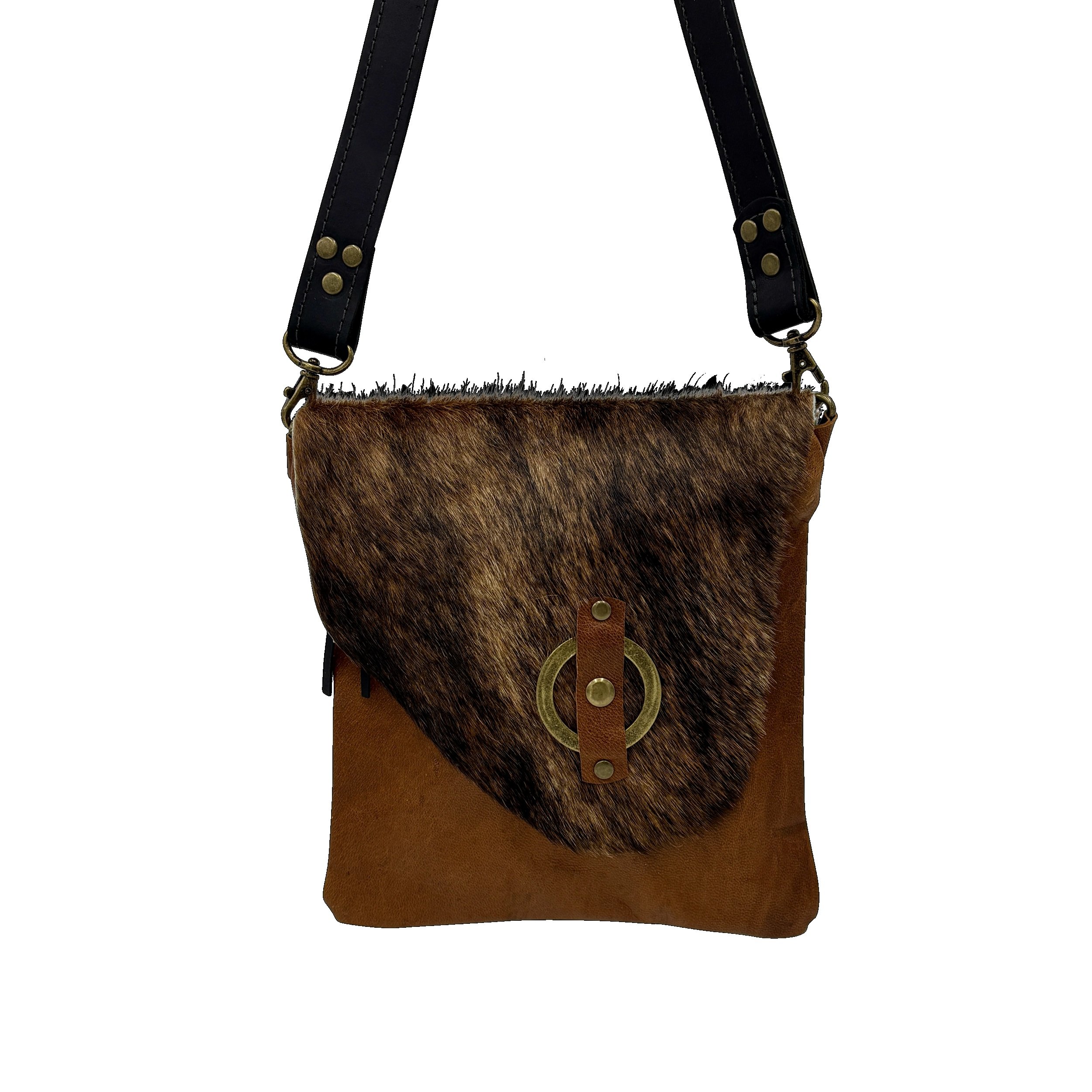 Meadow Flap Bag~ Black & Tan