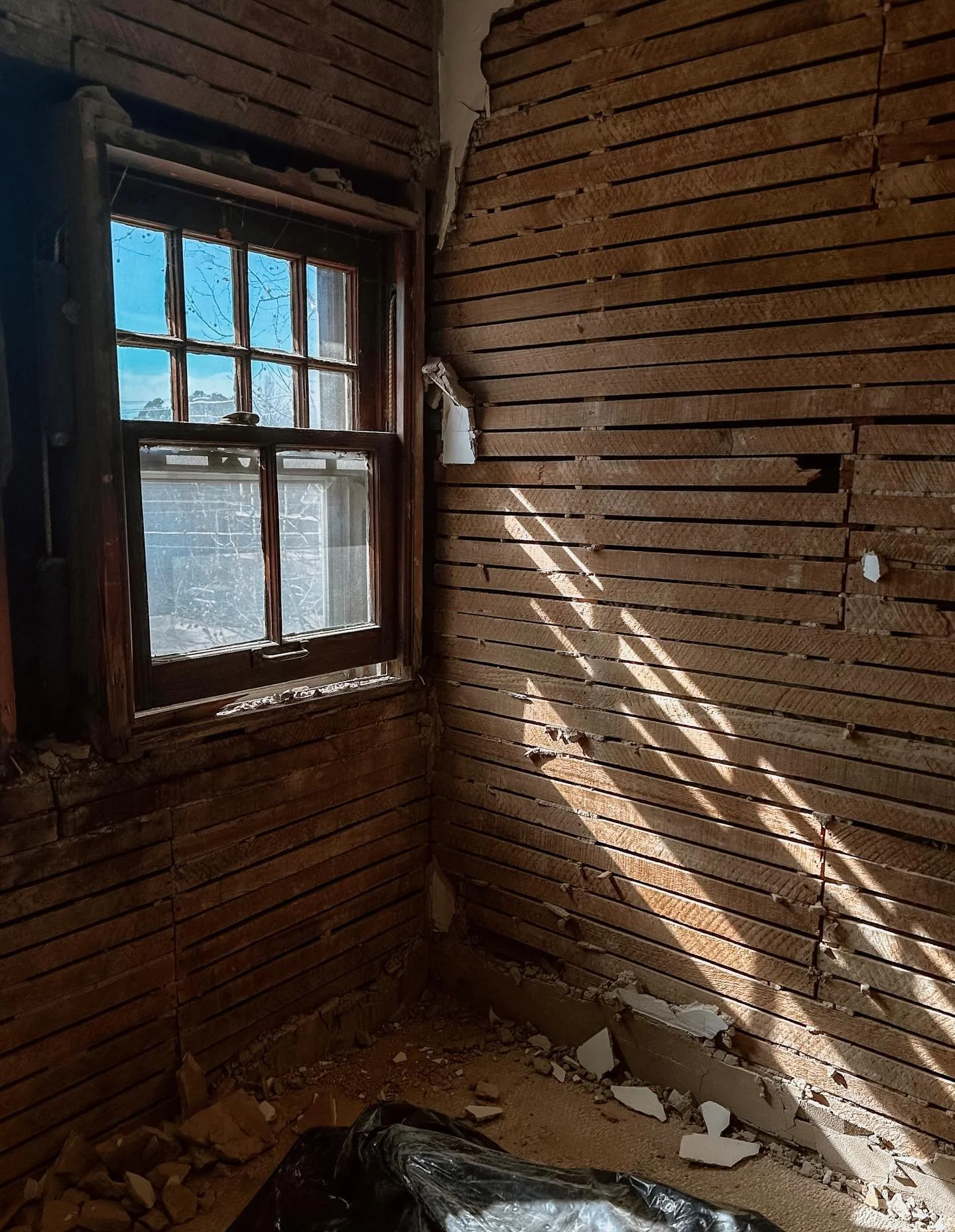 Peeling back the layers of this historic home, making room for what is next while honoring every story it has held. Demo is just the beginning; preservation is always the priority.