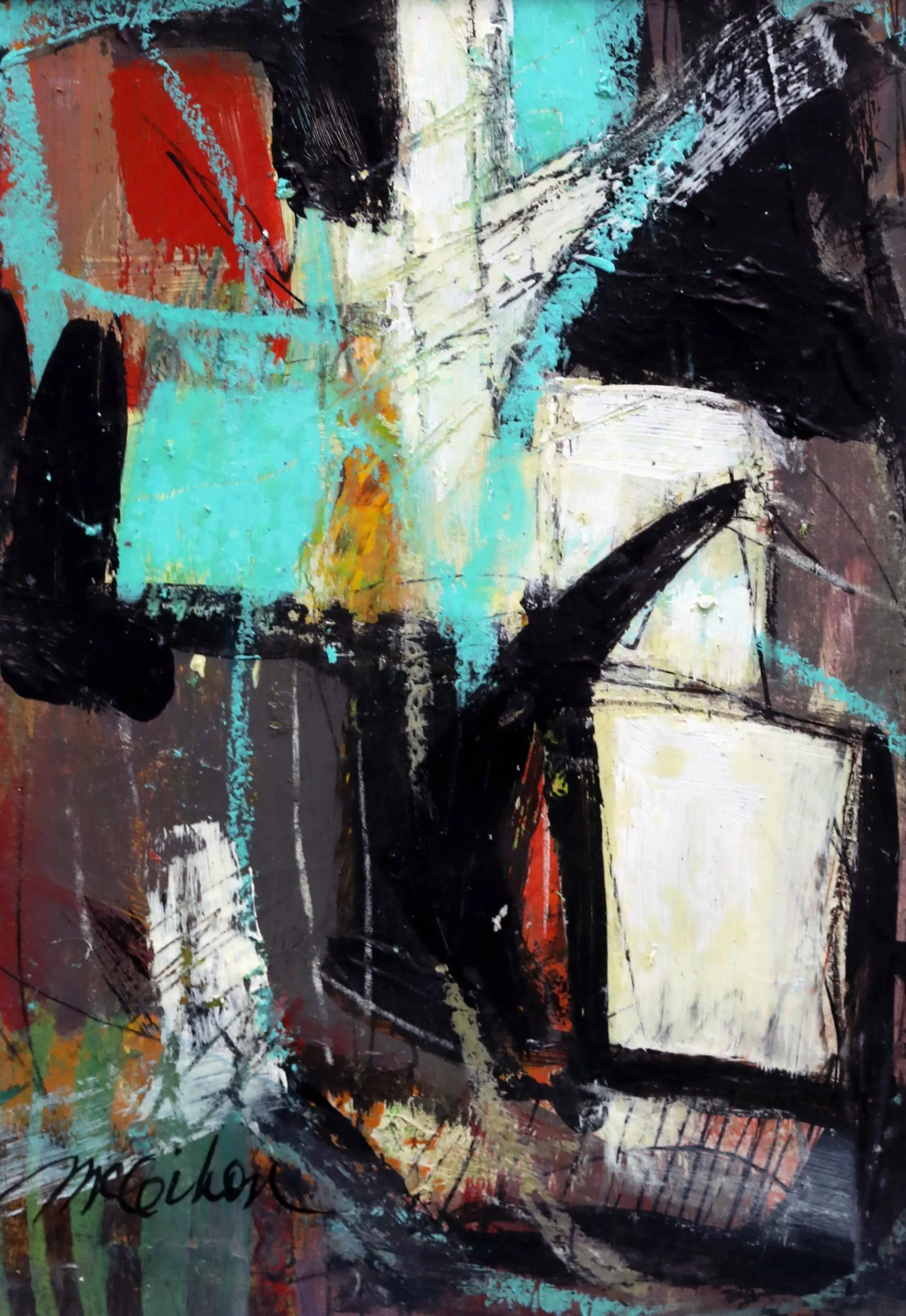 Acrylic on paper 