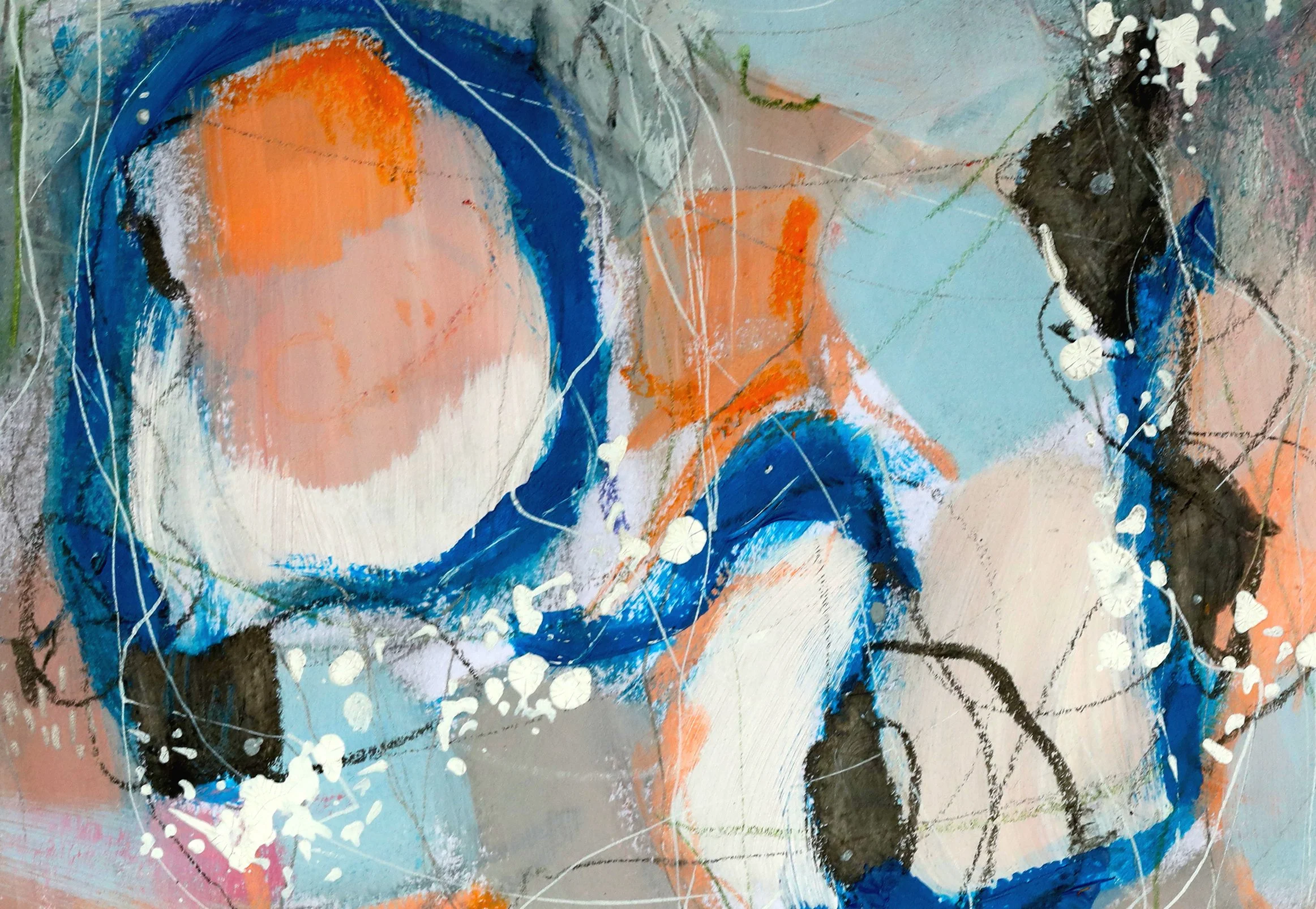 Acrylic on paper 
