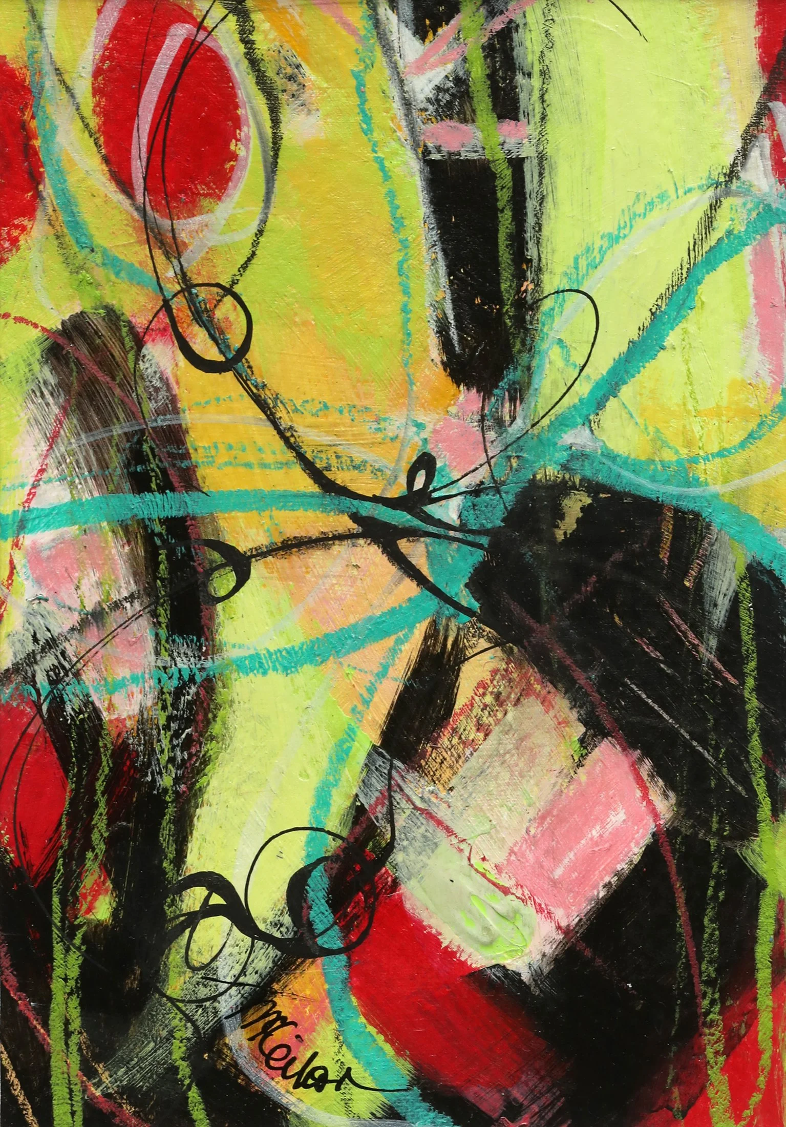 Acrylic on paper 