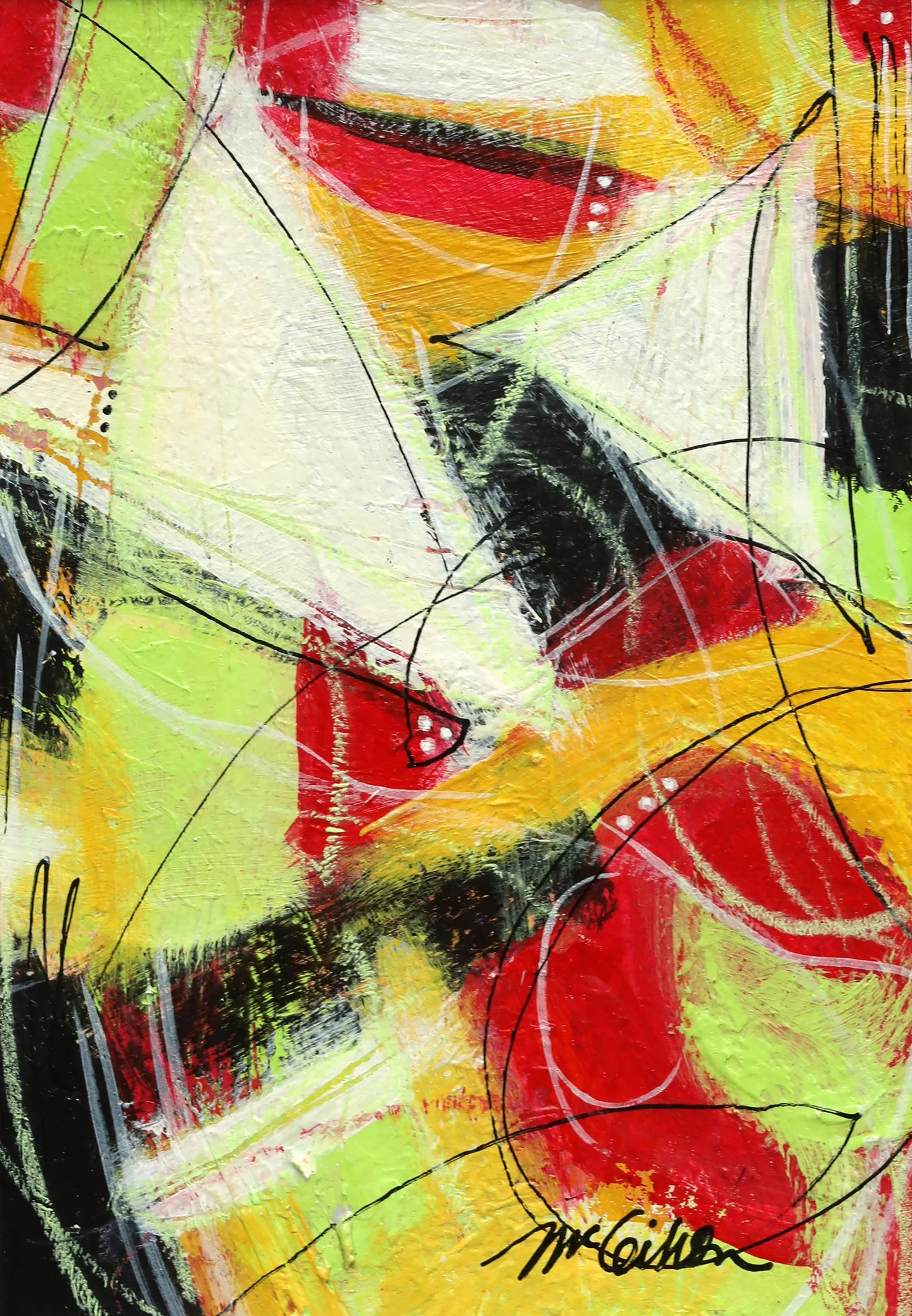 Acrylic on paper 