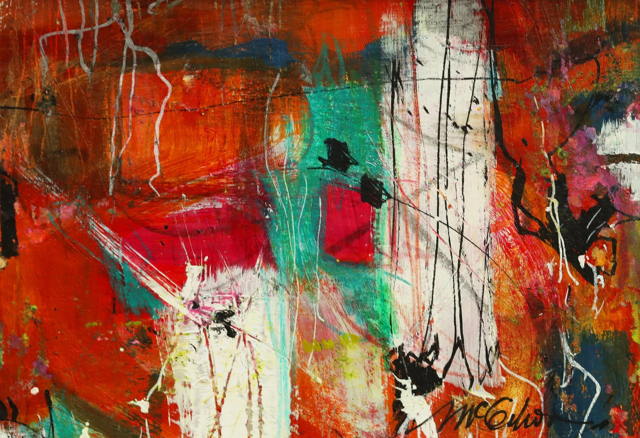 Acrylic on paper 