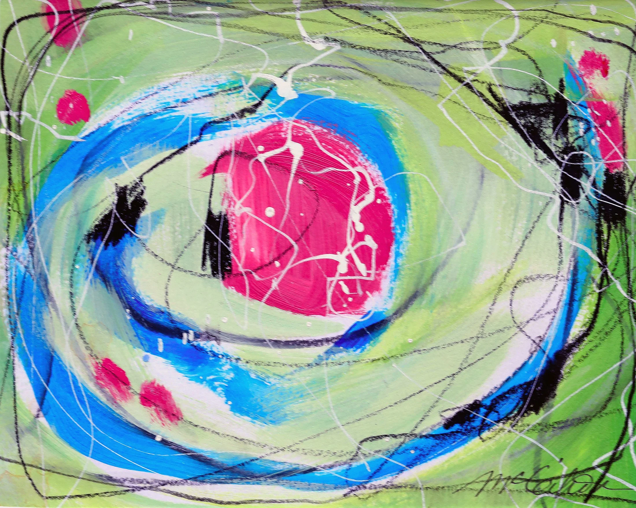 Acrylic on paper 
