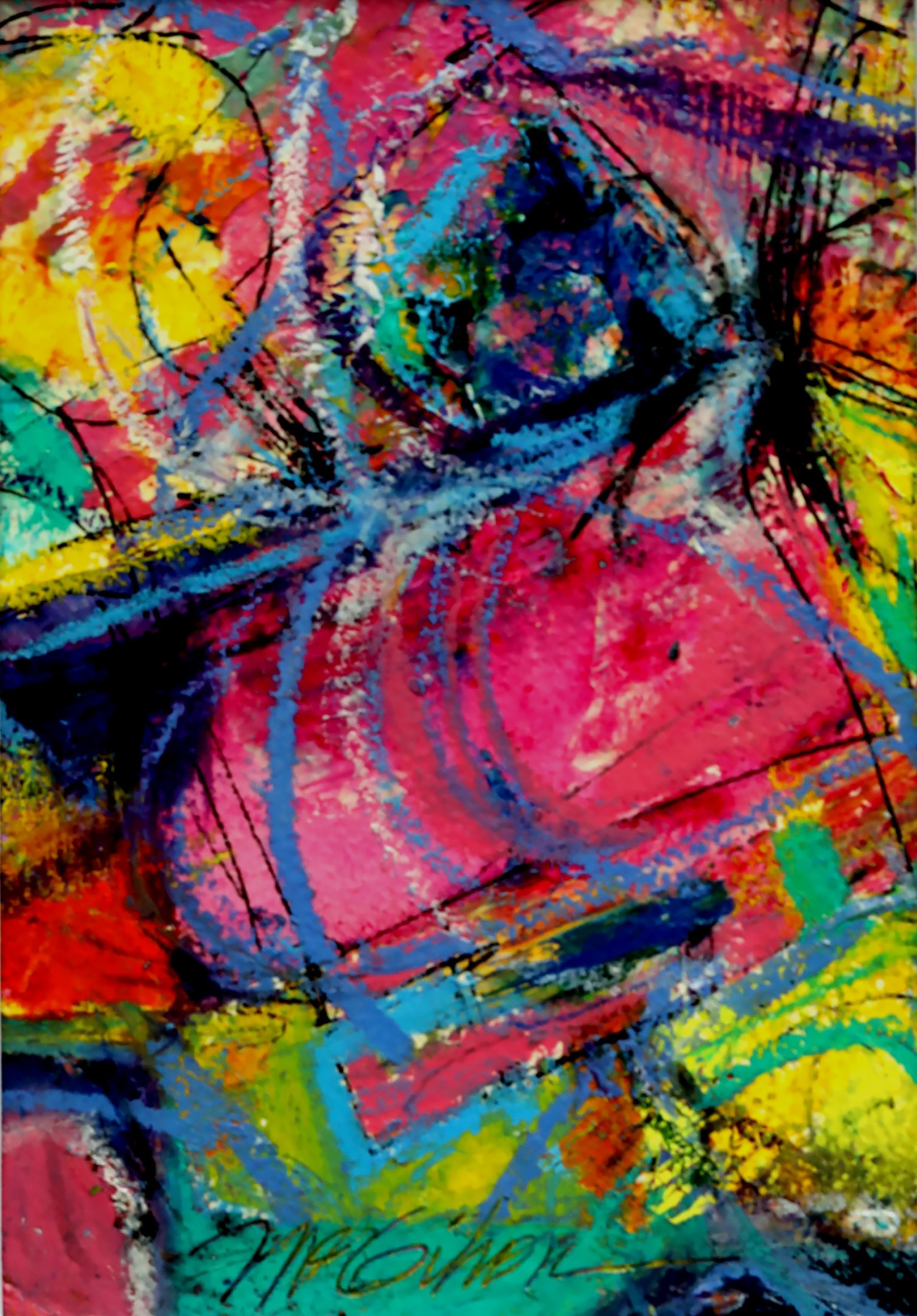 Acrylic on paper 