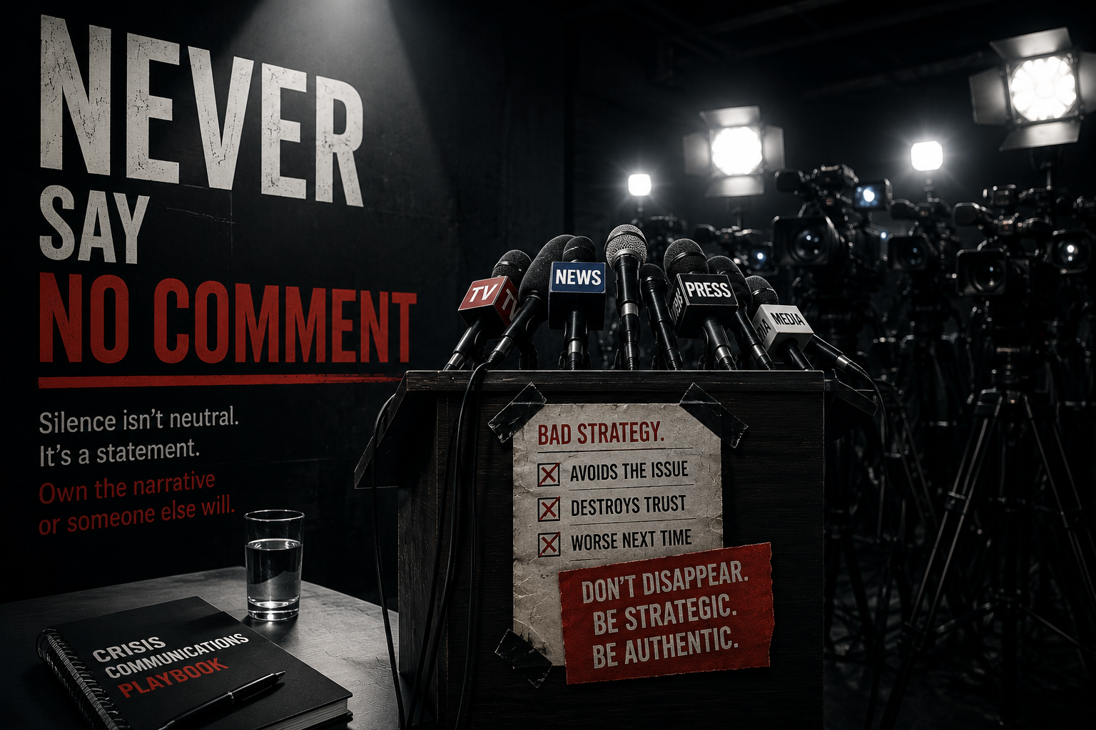 Never Ever Say “No Comment”