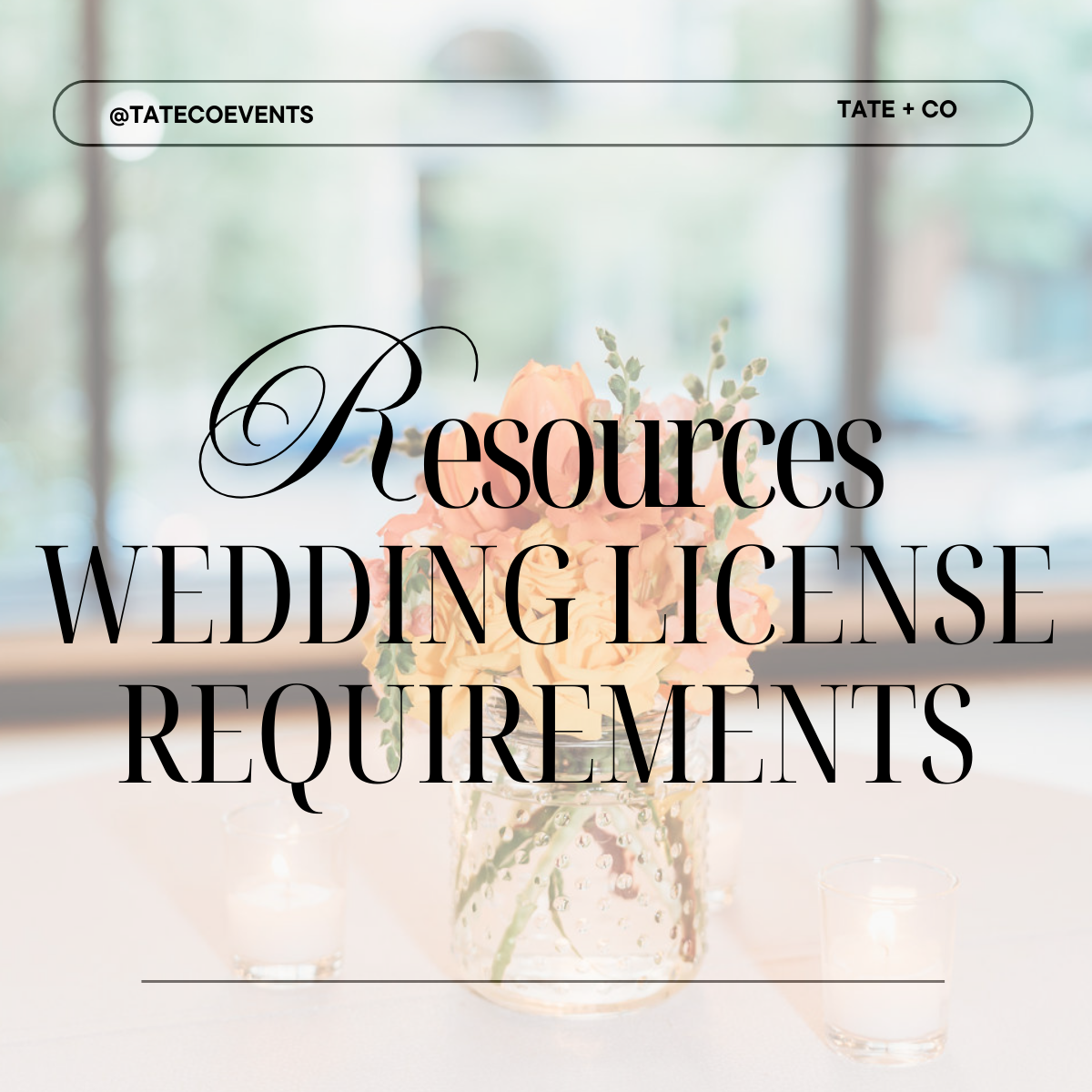 Marriage License Requirements