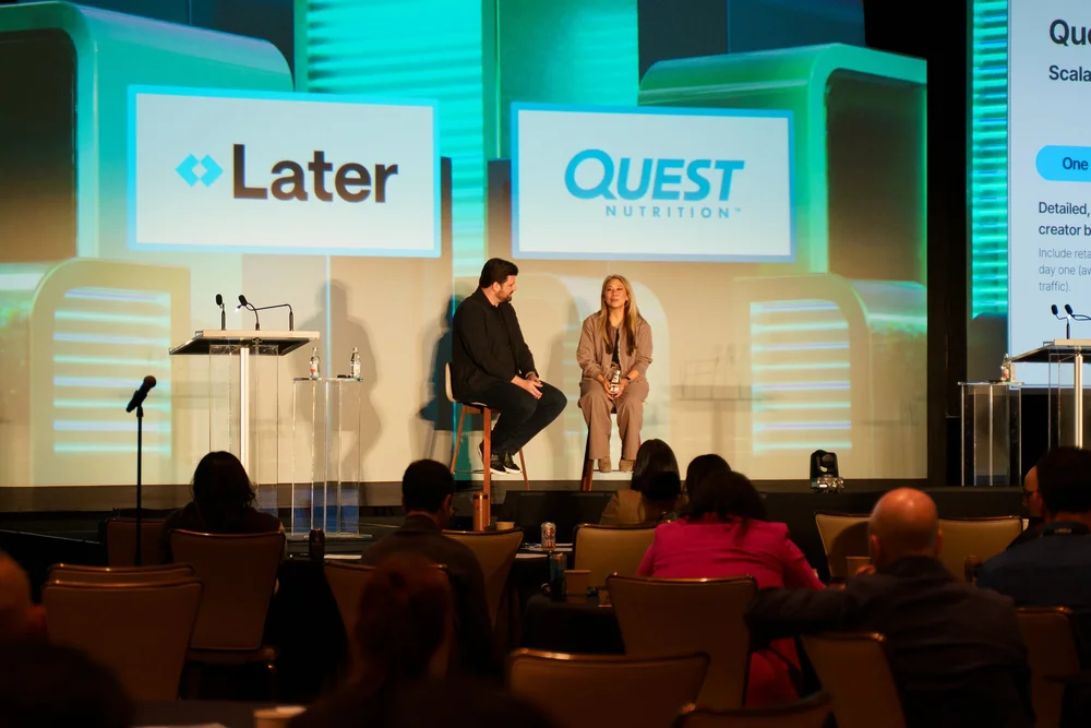 Lyle Stevens and Grace Niu at ANA Creator Marketing Conference