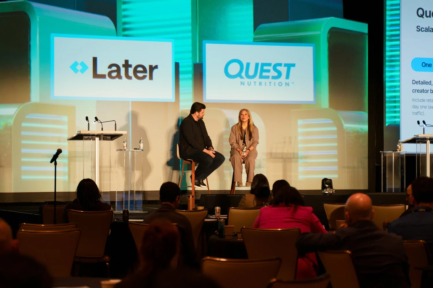 Lyle Stevens and Grace Niu at ANA Creator Marketing Conference