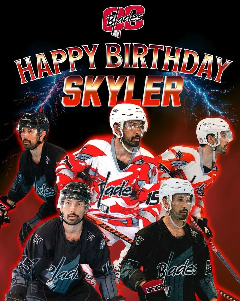 Breaking up our Roster feed with a very special post&hellip; Wishing the happiest birthday to the one who keeps the Blades pushing forward &mdash; Coach @hoarsky ! Thanks for leading with passion and heart every step of the way. 🏒🎂