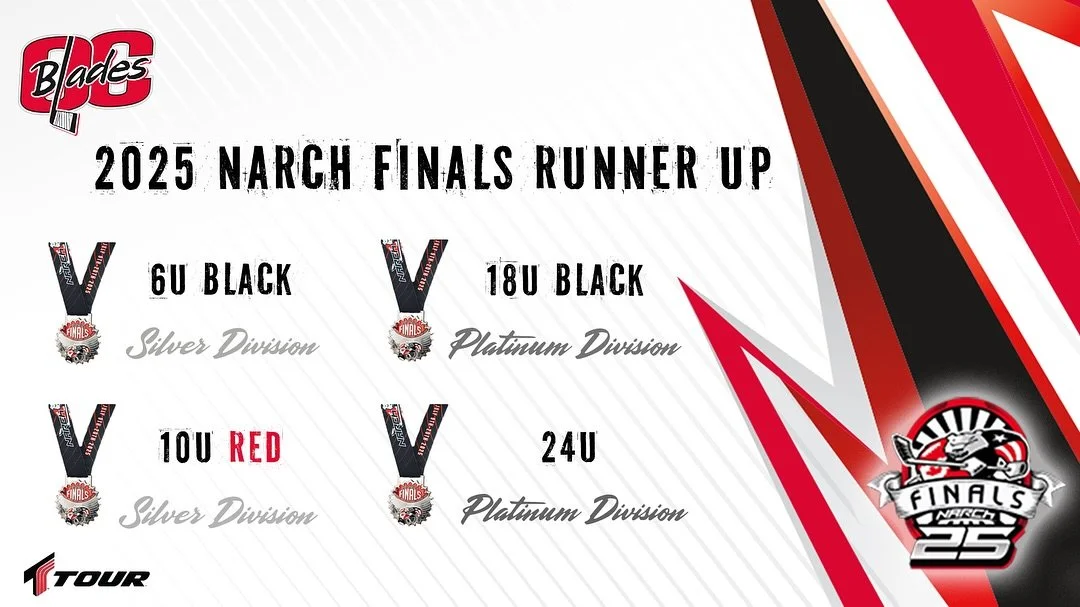 After an amazing season, the Blades finished the 2024-2025 year with an impressive showing at NARCh finals bringing home 8 medals across different divisions.

Let&rsquo;s kick things off by celebrating our Silver Medalist teams 🥈who made us proud ☺️