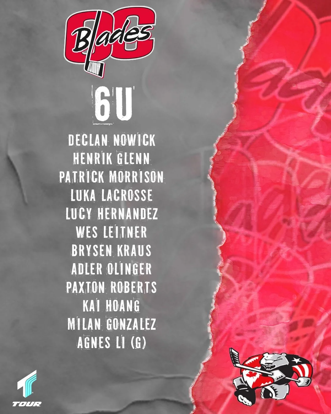 Teams are set this weekend&hellip;
Let&rsquo;s go Blades! 🏒 @narchplayers