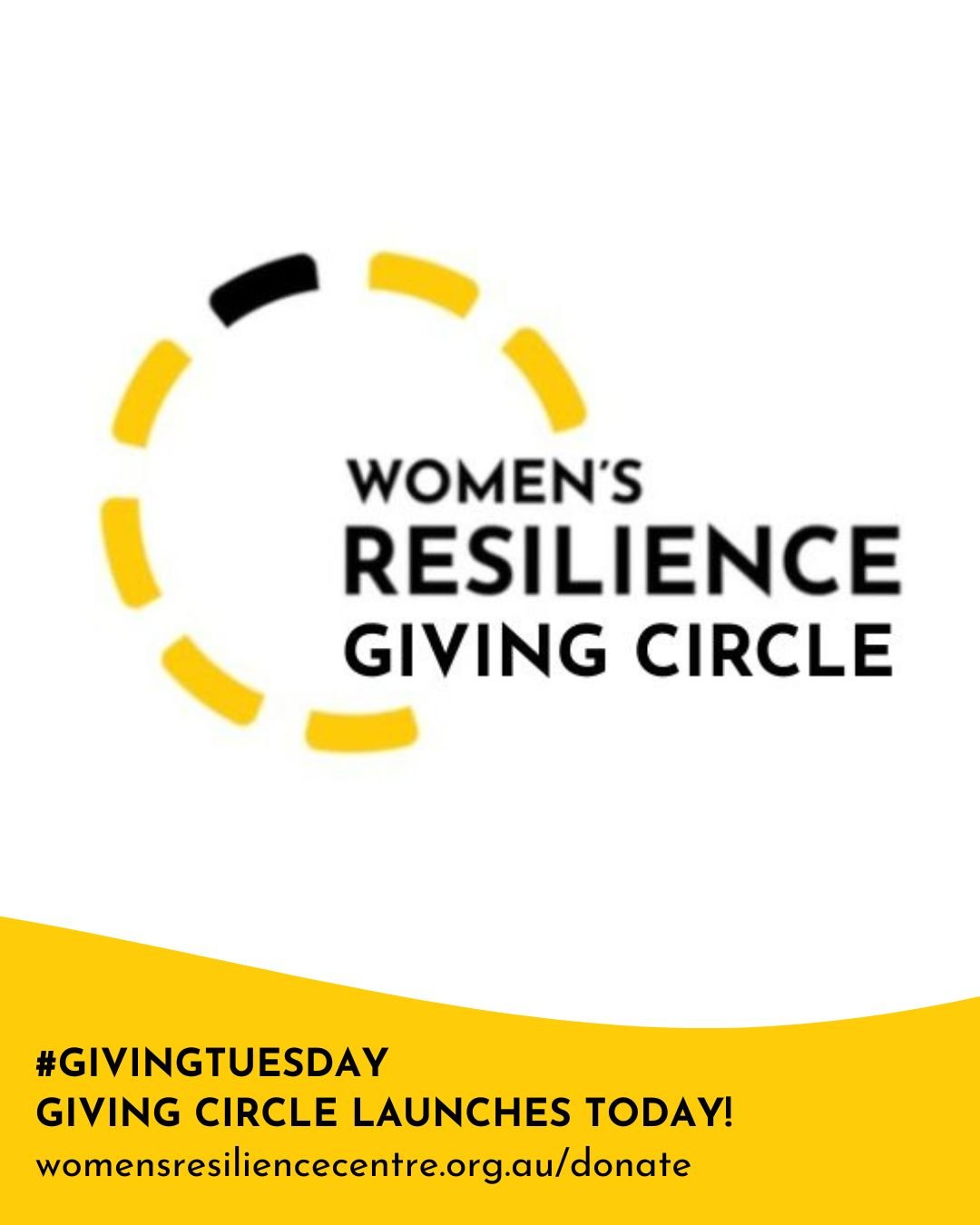 GIVING TUESDAY: Join the Women's Resilience Giving Circle

1 in 4 Australian women will experience domestic violence. That's 1 in 4 of your family, friends, community members, 
employees, or customers.

But here's what most people don't know:
- 5 out