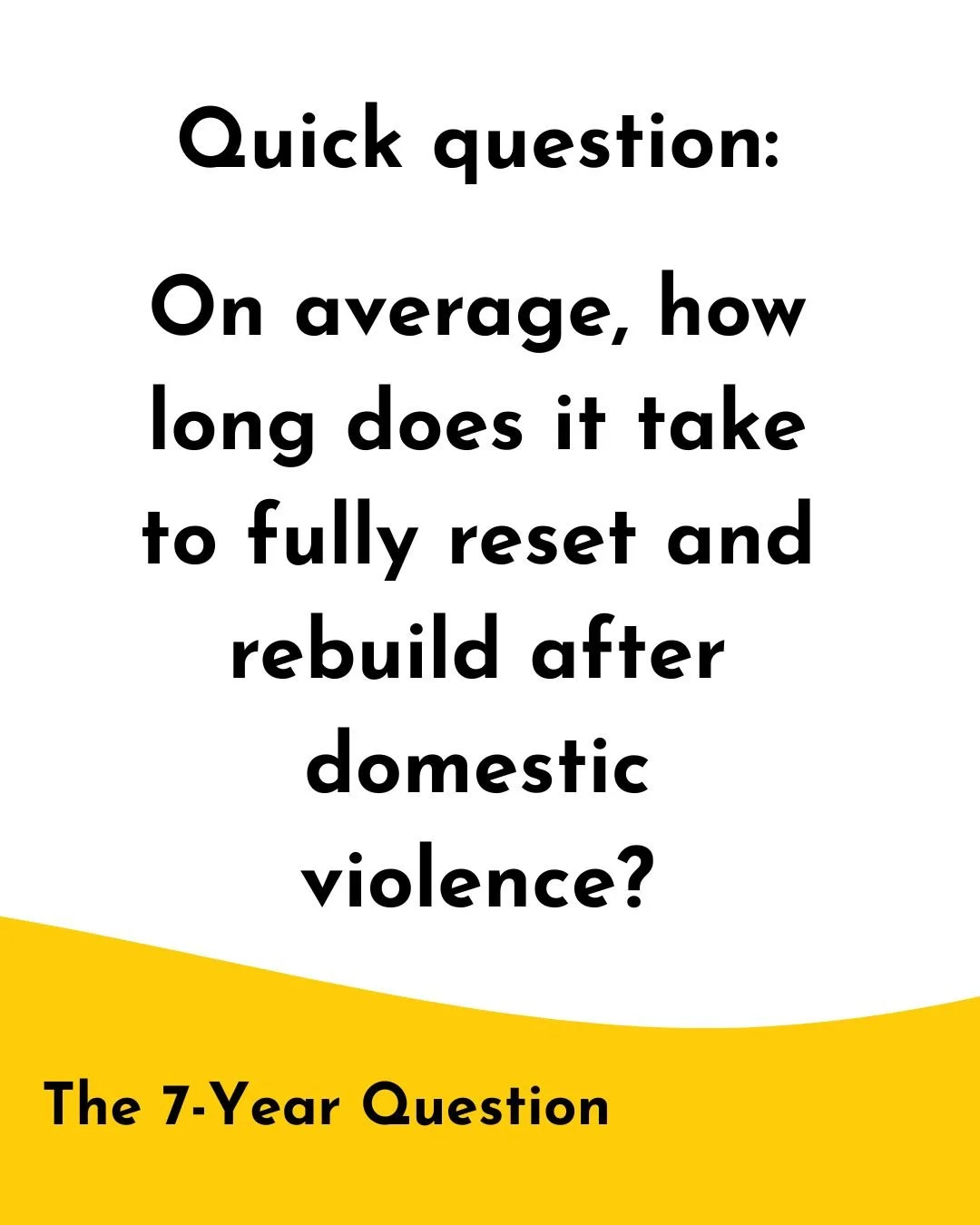 People search: 'How long does domestic violence recovery take?'

Most guess weeks or months. Reality: On average, up to 7 years.

THE POWER OF GIVING TOGETHER: Your monthly donation in our giving circle provides long-term recovery programs free onlin