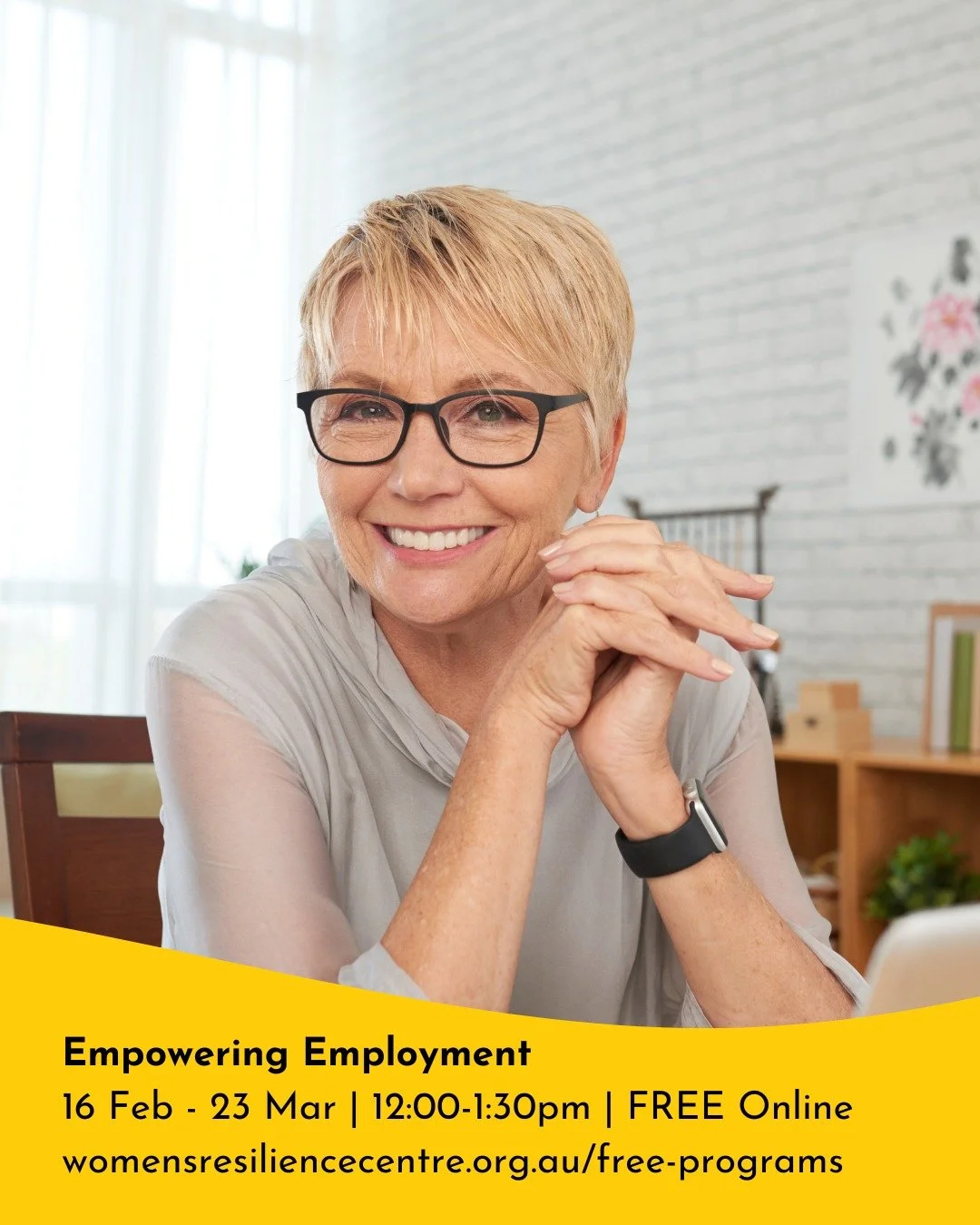 Do you want to work again but feel your confidence has been impacted?

The Empowering Employment Program is a FREE, trauma-informed online course designed to help women reconnect with their skills, strengths and self-belief.

You&rsquo;ll learn how t
