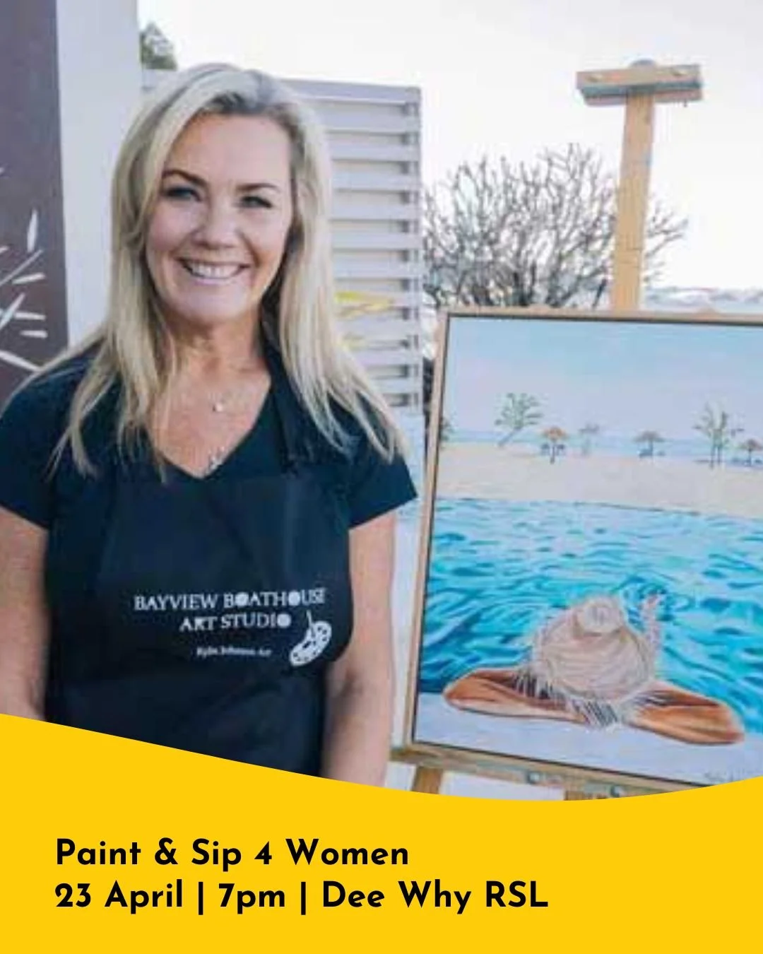 HALF SOLD | 2 WEEKS TO GO

100 Women. 100 Canvases. One Powerful Cause.

Here's what you're missing out on:
- Therapeutic painting experience with Kylie Johnson Art
- Grazing Plate 
- Keynote speaker Rowena Jayne on breaking free from self-doubt
- Ov