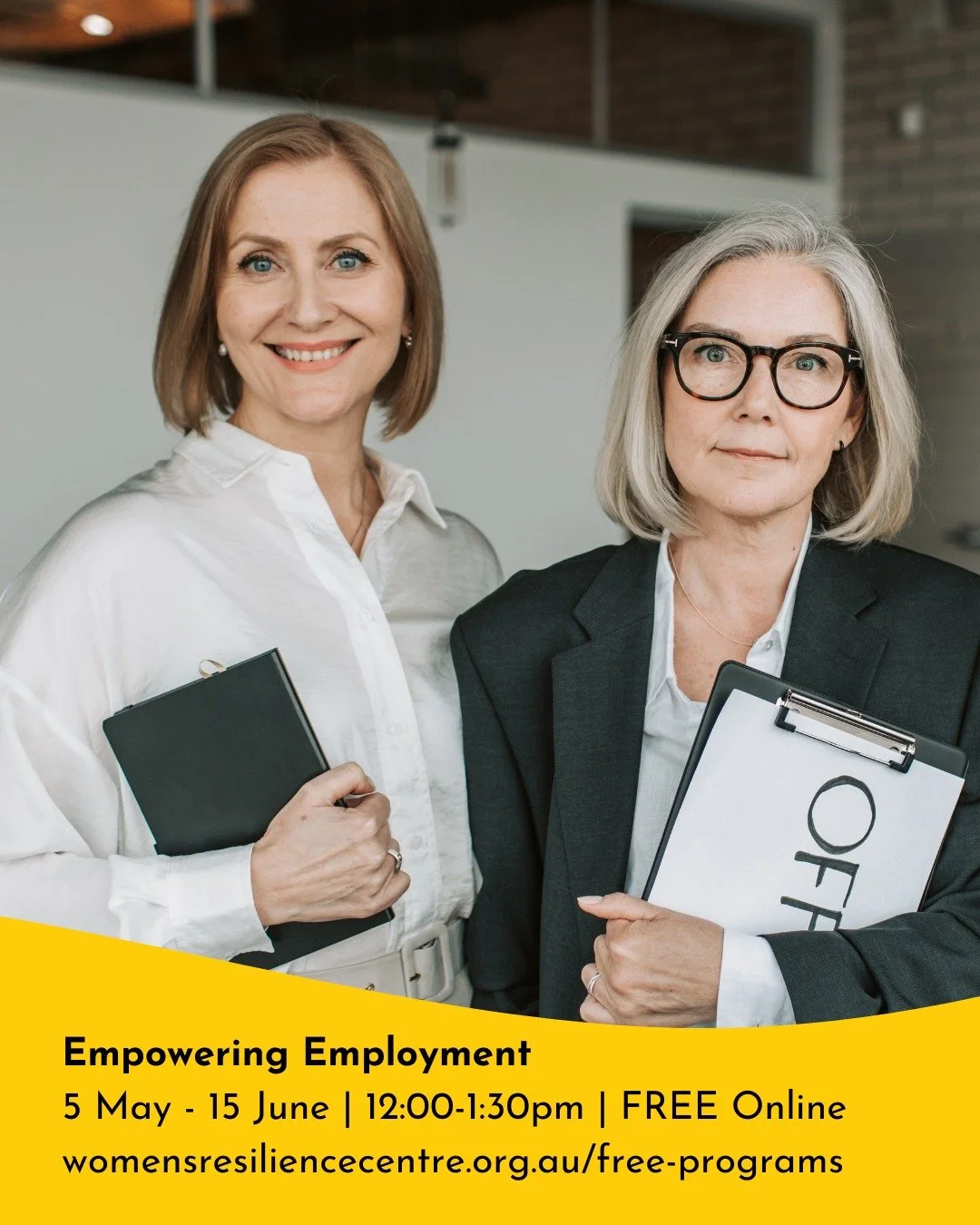 Your skills are real. Let's make sure employers see them.

The Empowering Employment Program is a FREE, trauma-informed online course helping women move from stuck to job-ready - with practical tools, genuine support, and a 1:1 recruiter session incl